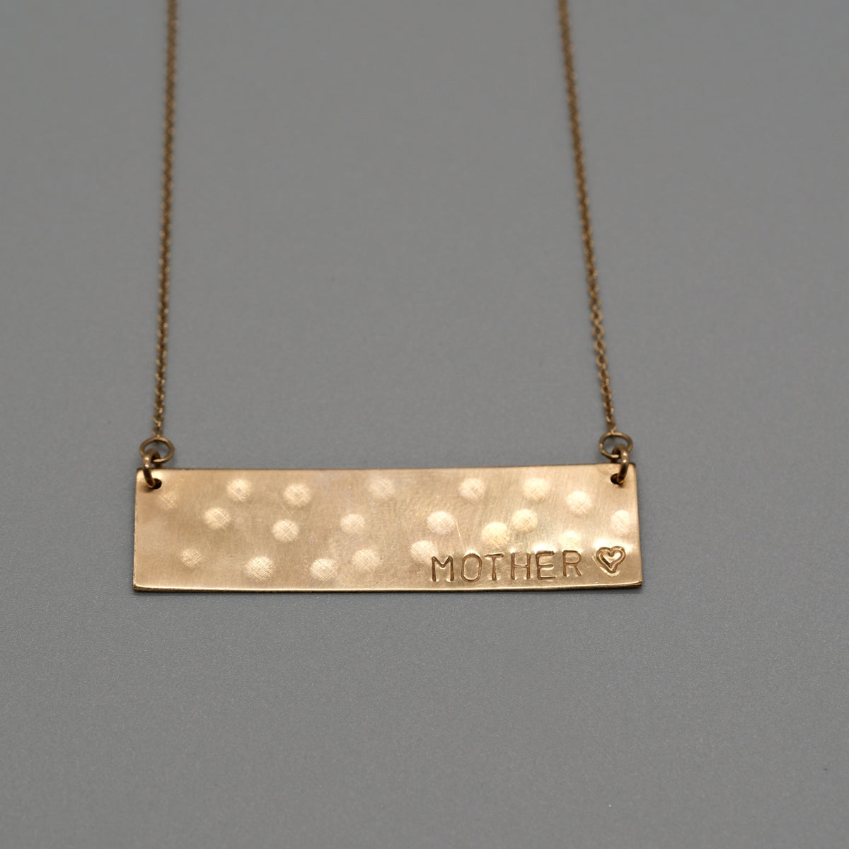 mother large bar necklace