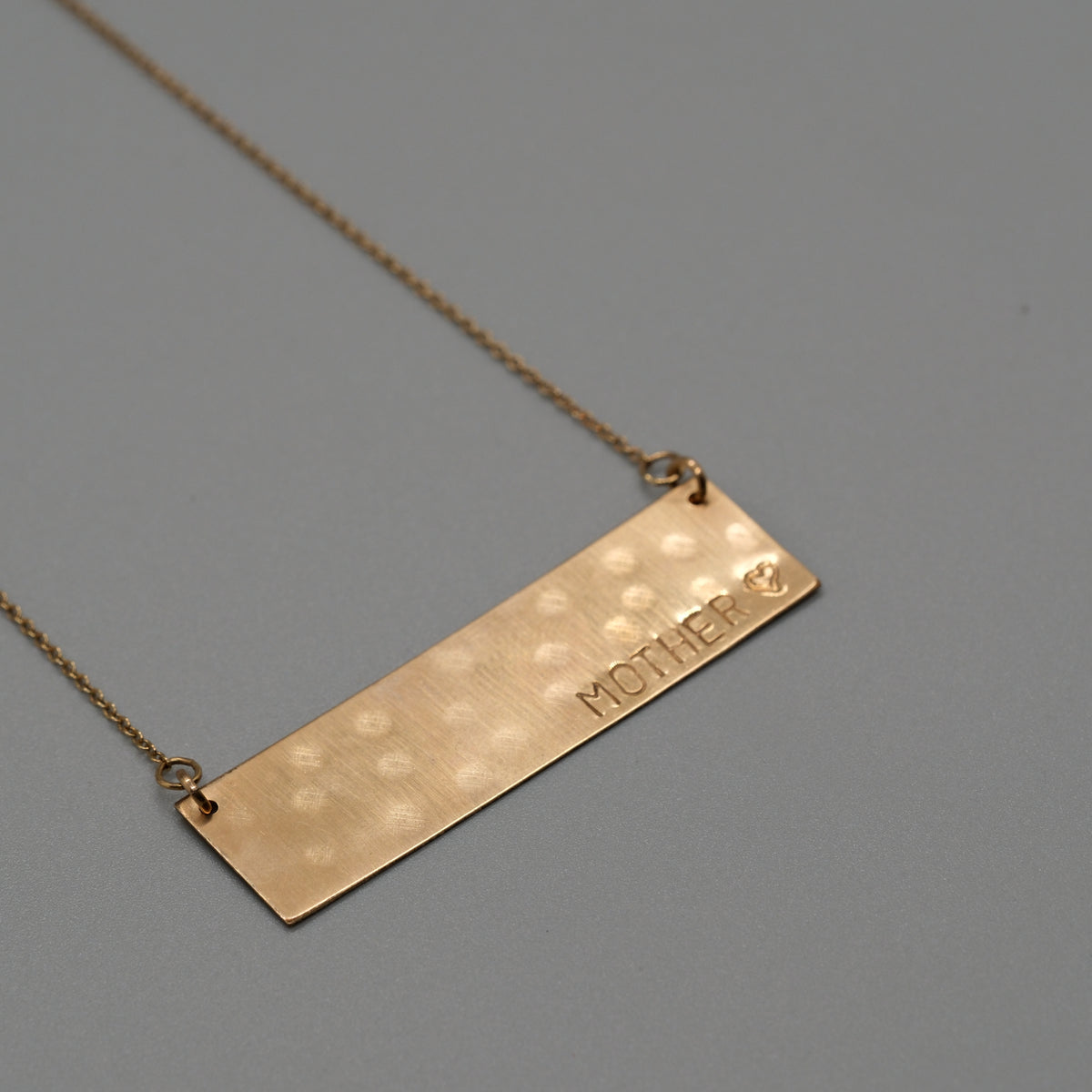 mother large bar necklace