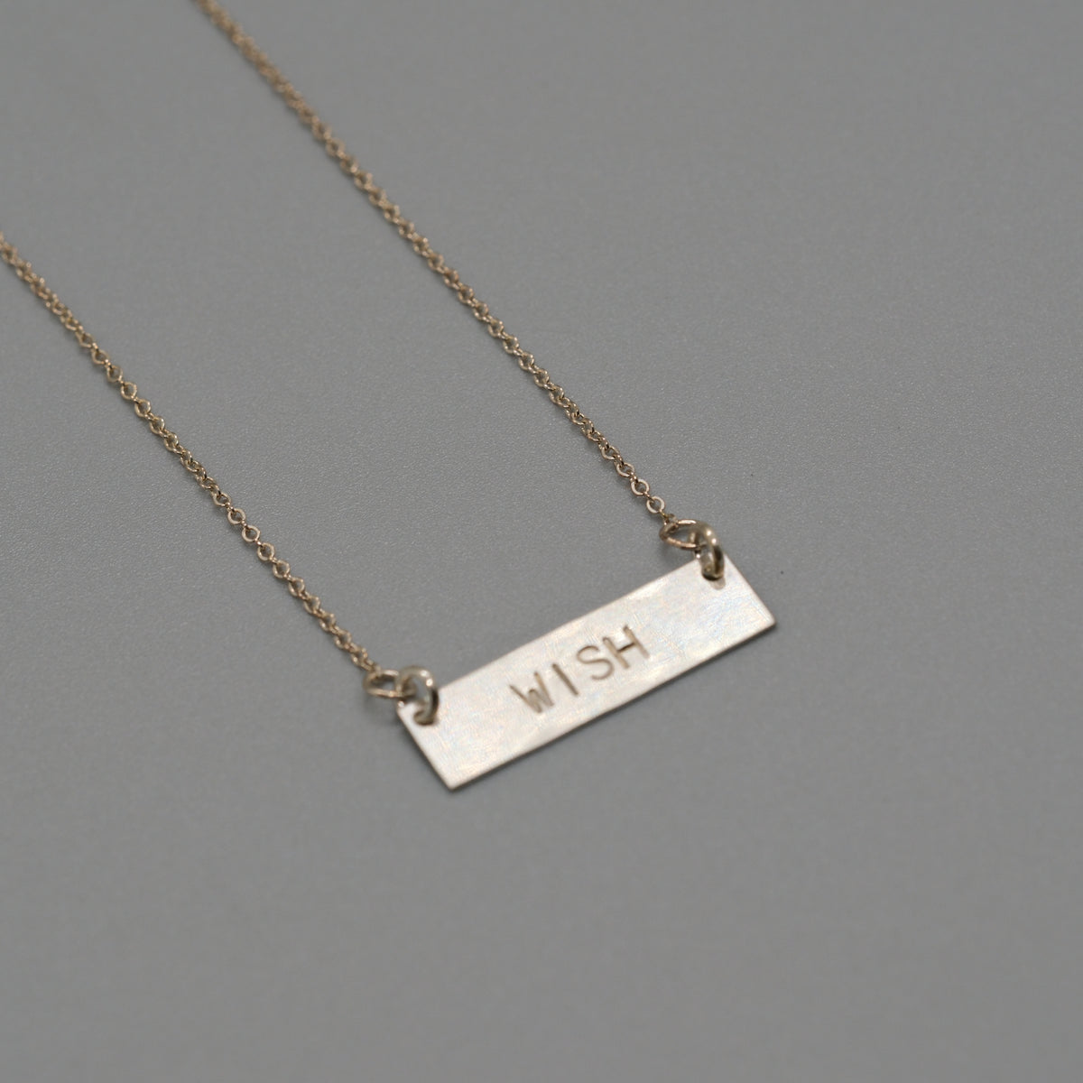 wish bar necklace