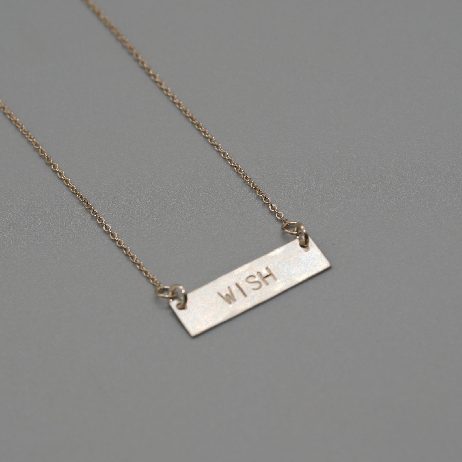 wish bar necklace