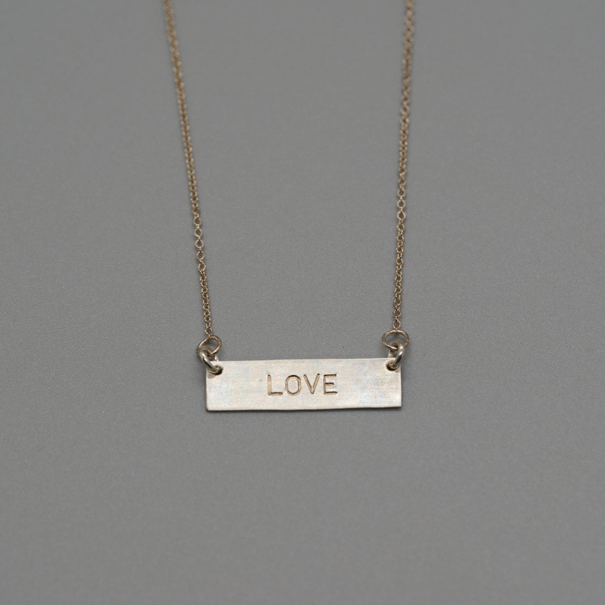 love bar necklace