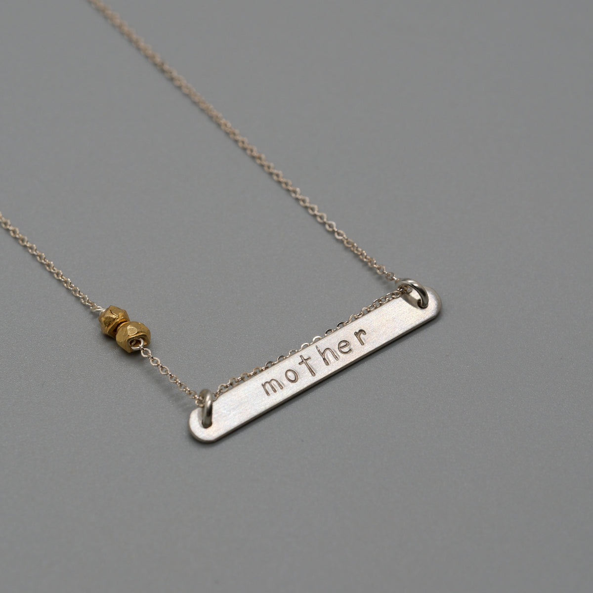 mother bar necklace