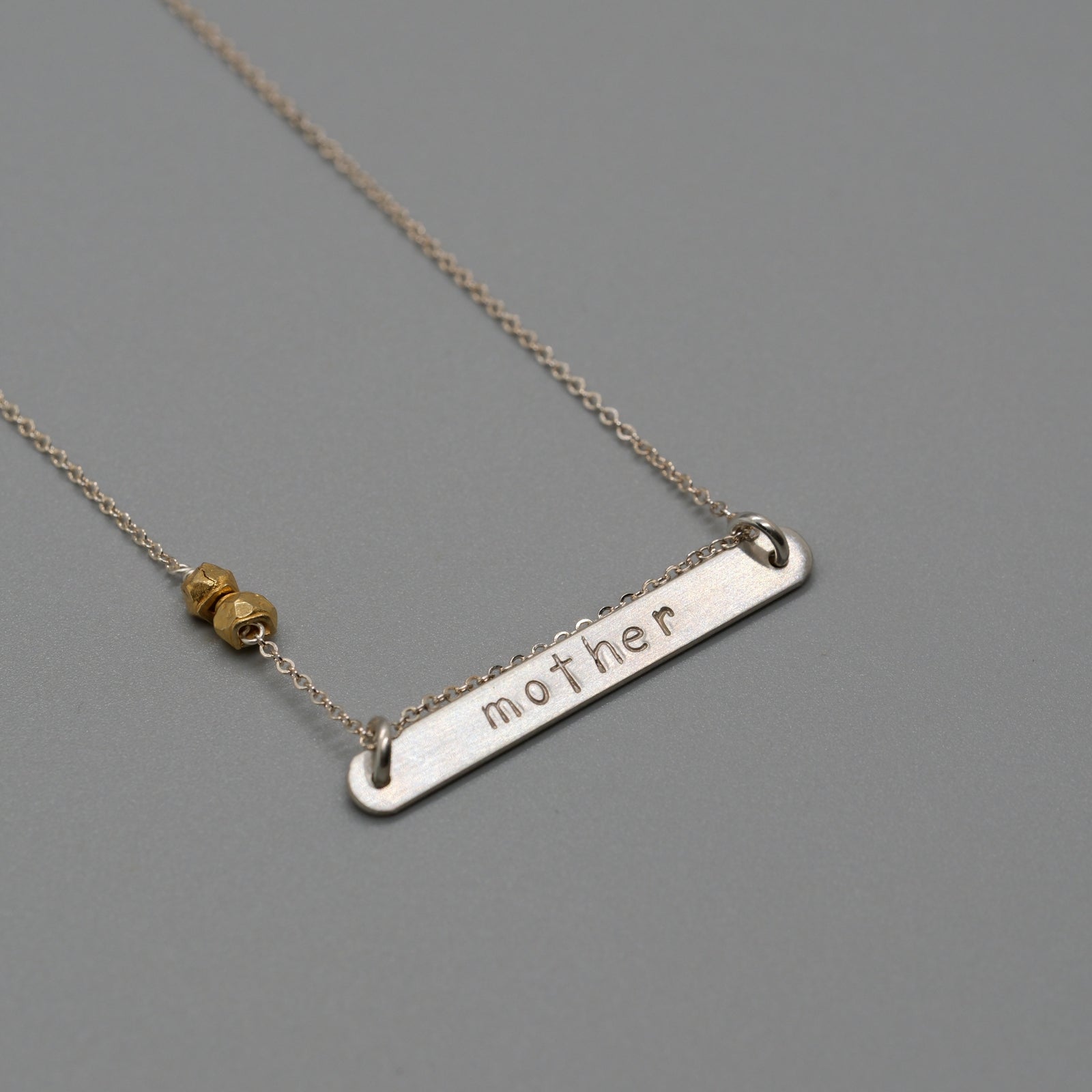 mother bar necklace
