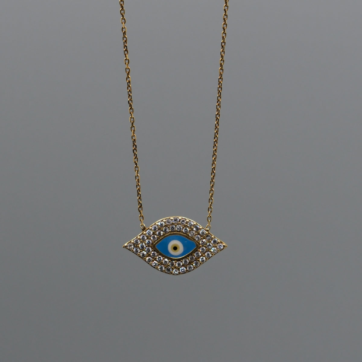 Large Evil eye necklace