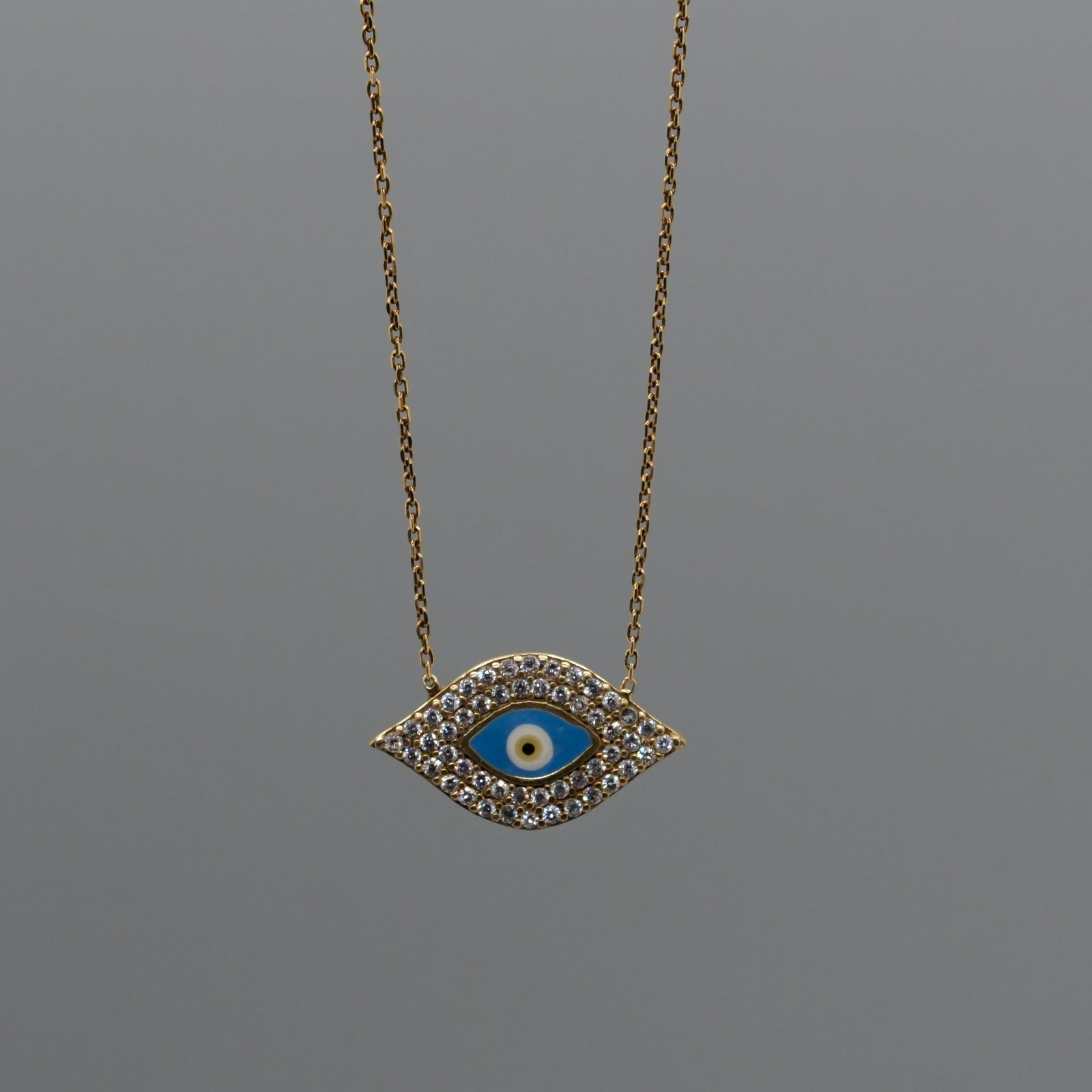 Large Evil eye necklace