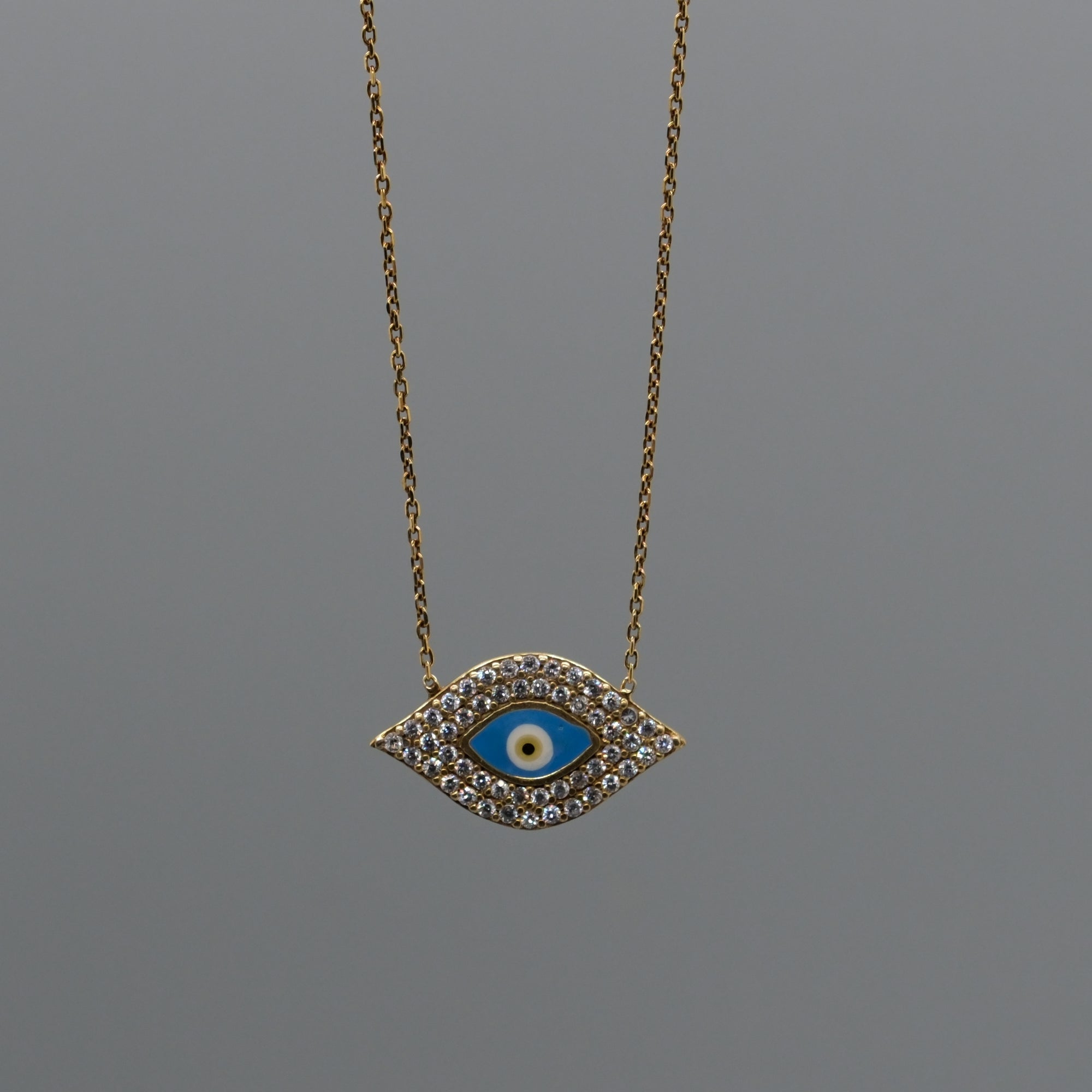 Large Evil eye necklace