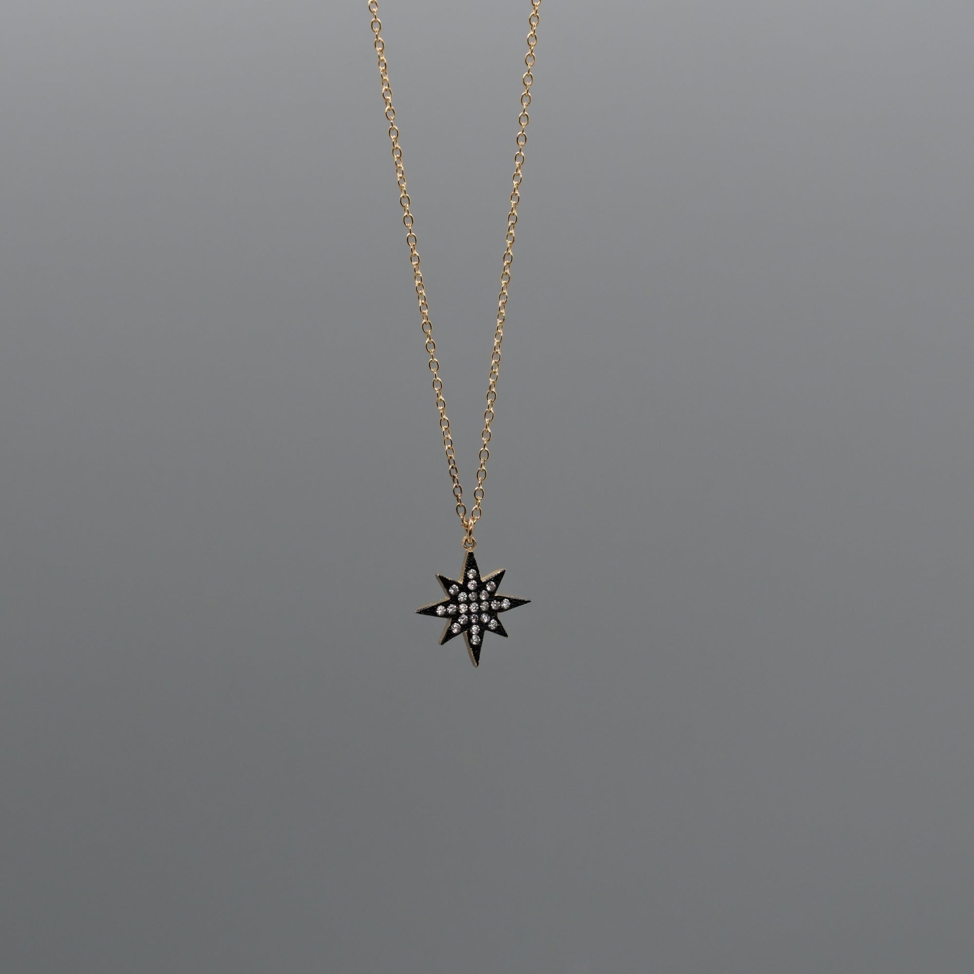 Pave Star Necklace