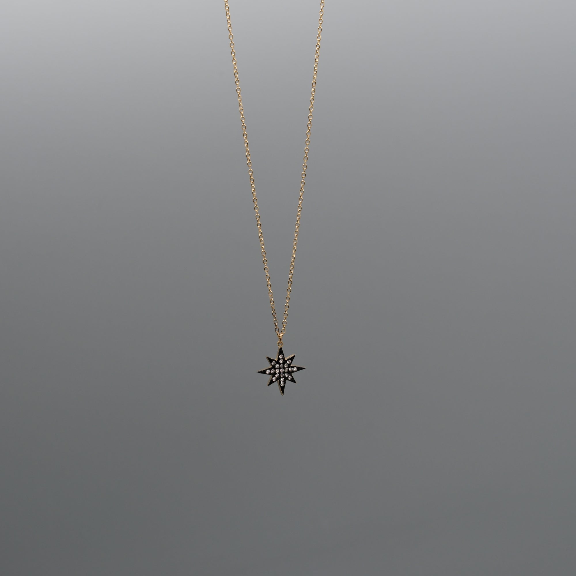 Pave Star Necklace