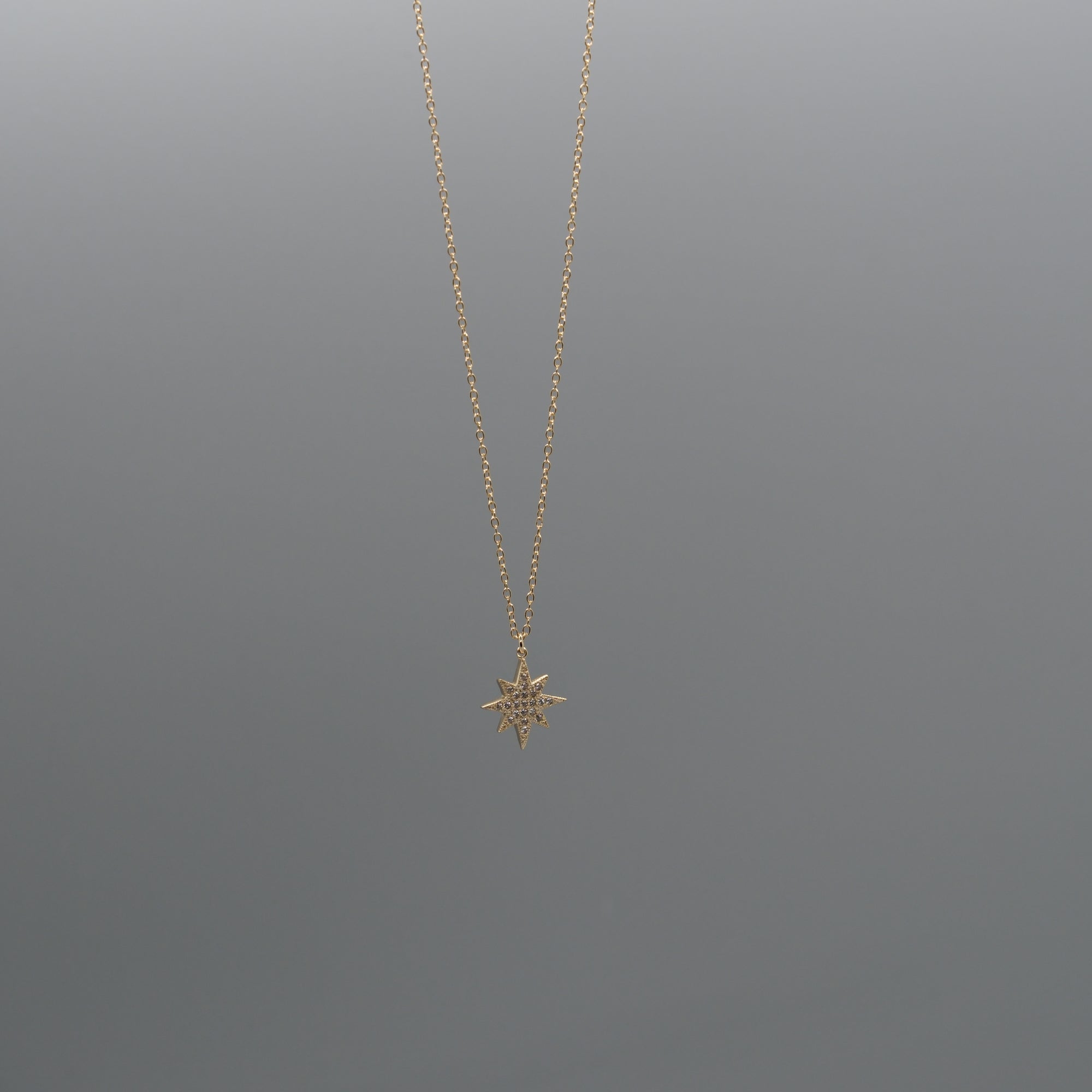 Pave Star Necklace