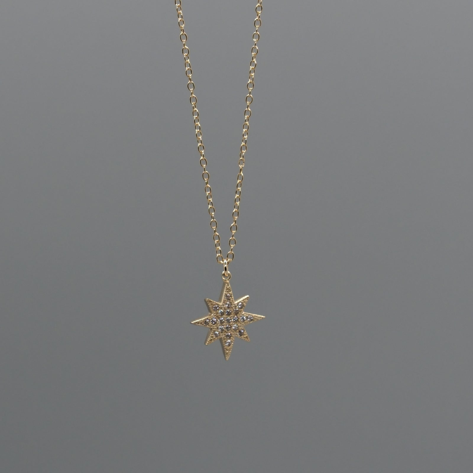 Pave Star Necklace