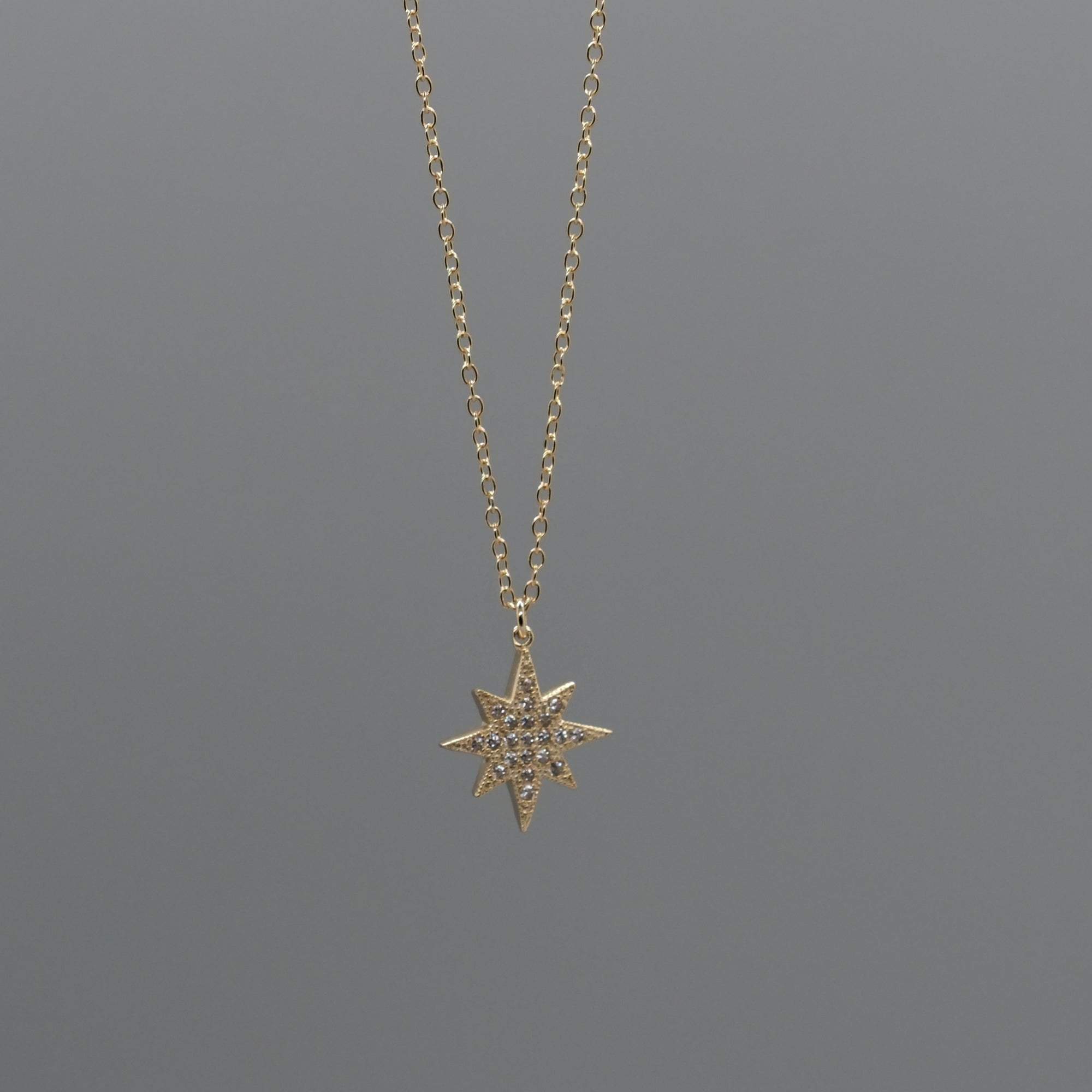 Pave Star Necklace