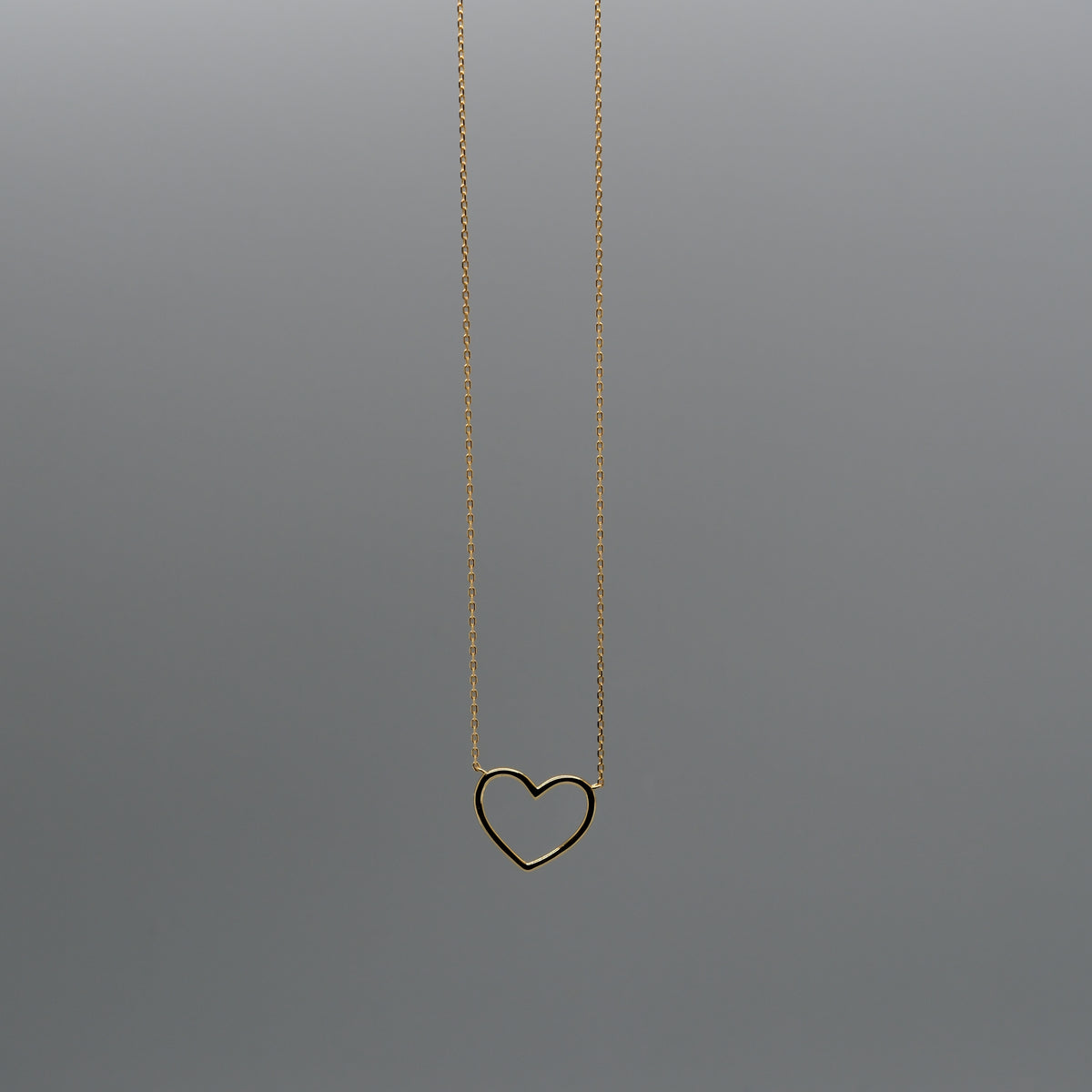 Open heart necklace