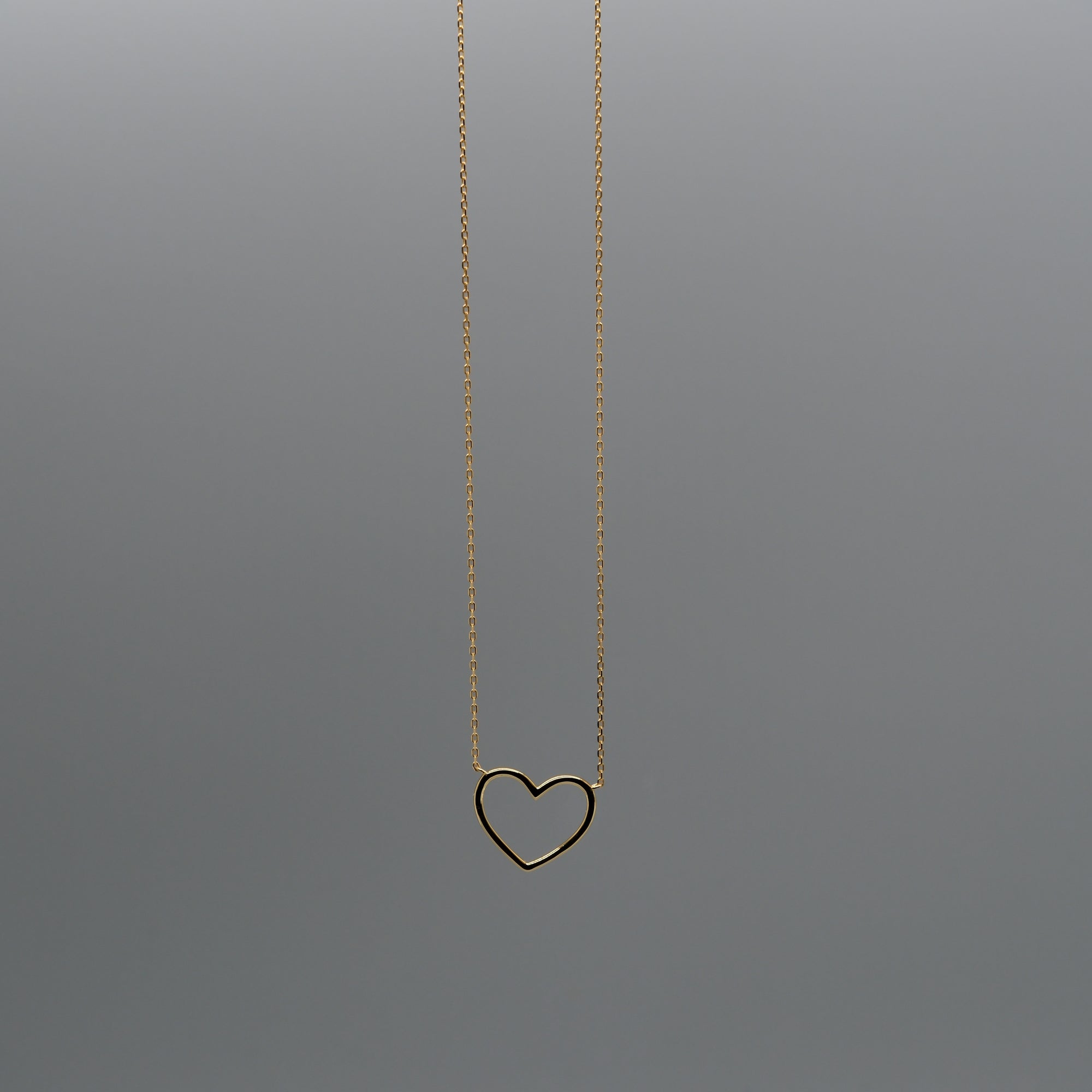Open heart necklace