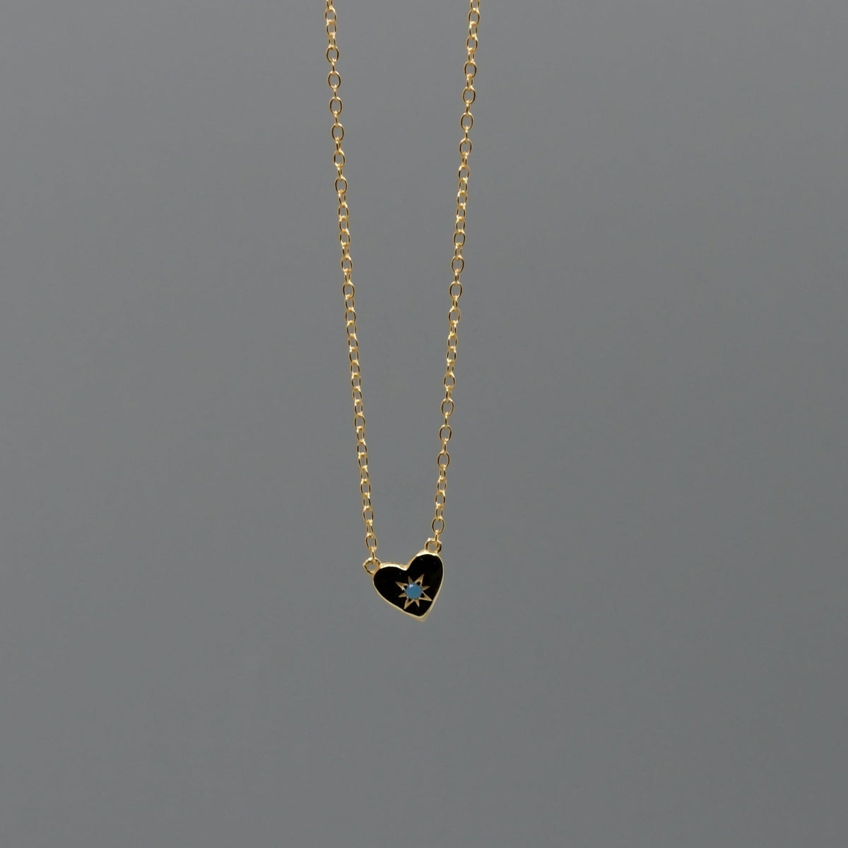mini heart necklace