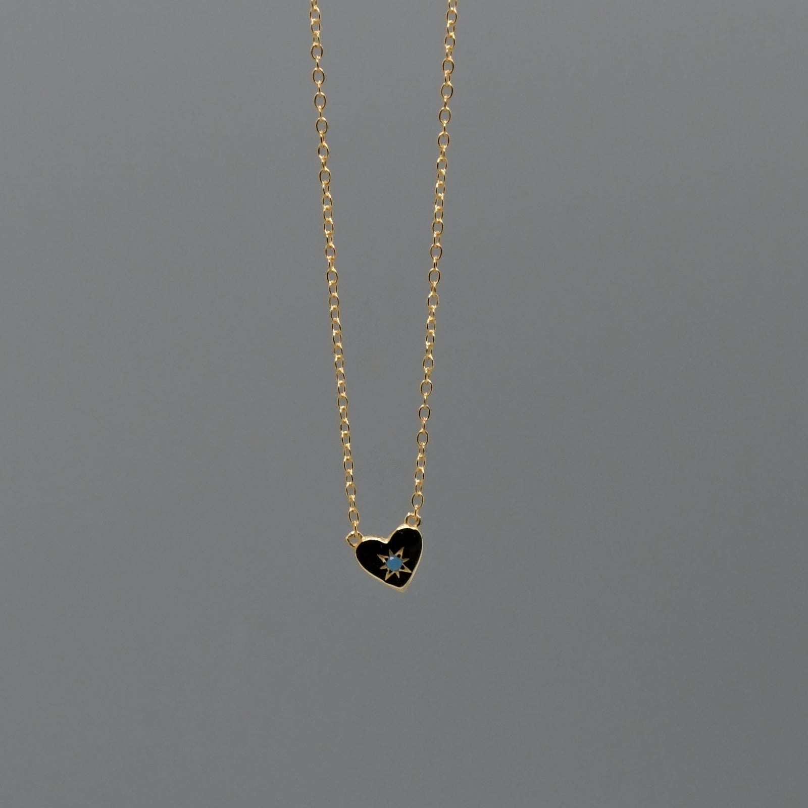 mini heart necklace