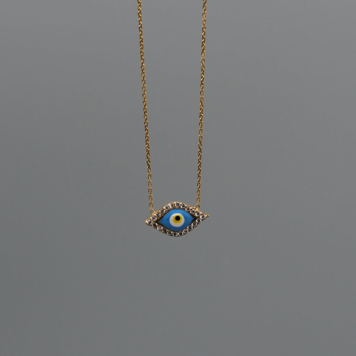 Small Evil eye necklace