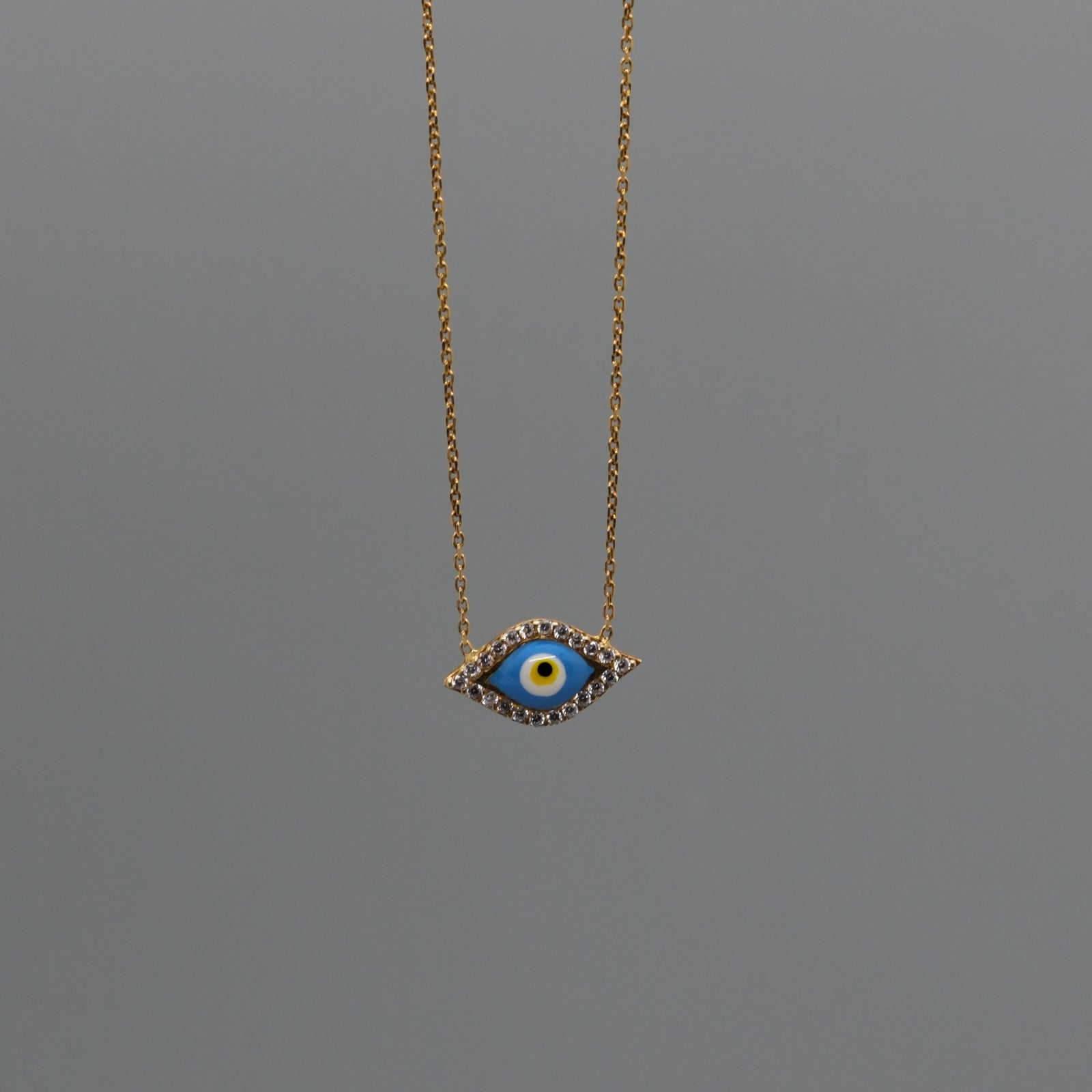 Small Evil eye necklace