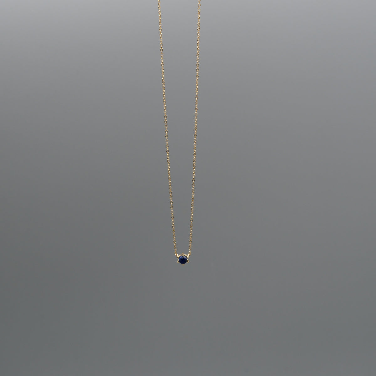 little lapis drop necklace