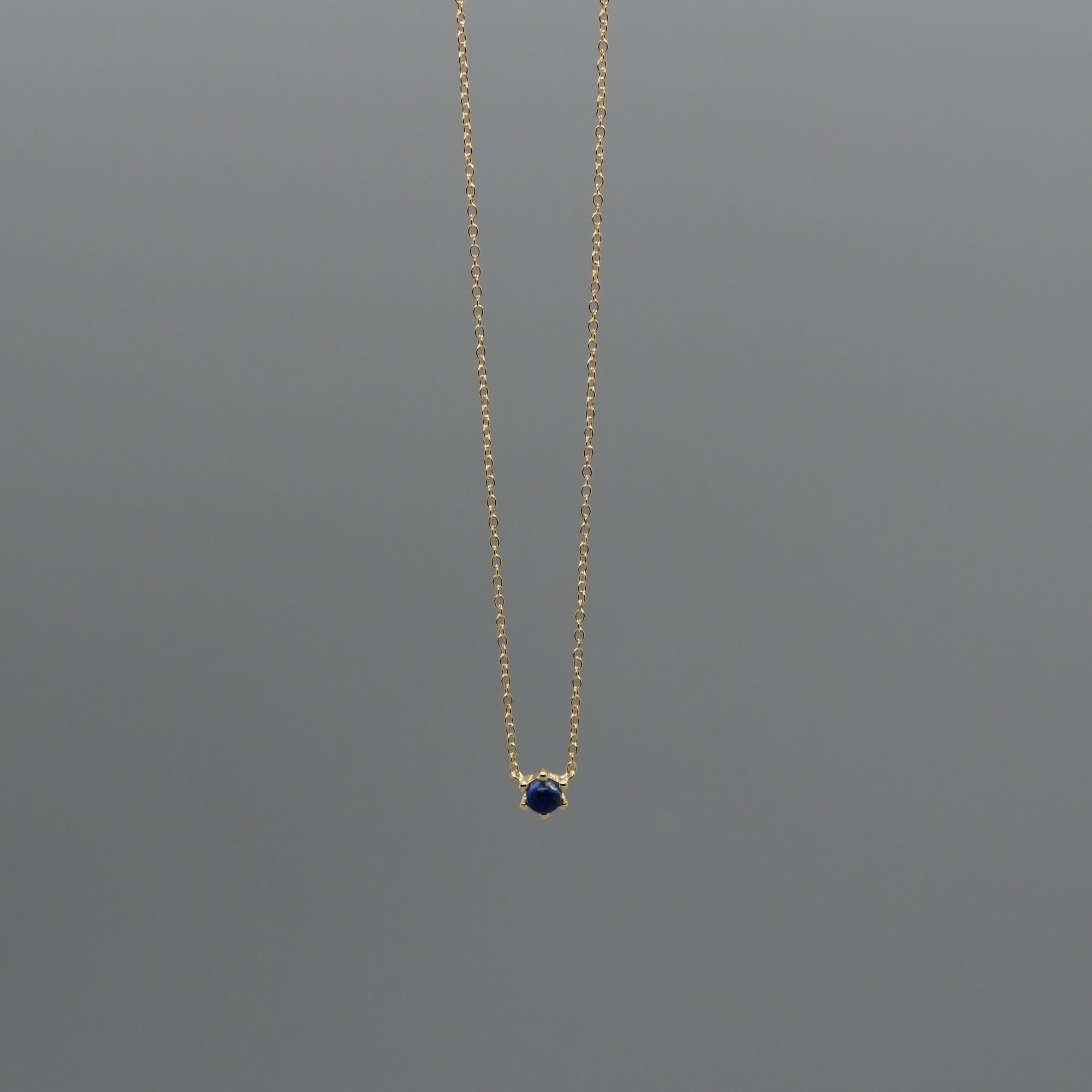 little lapis drop necklace