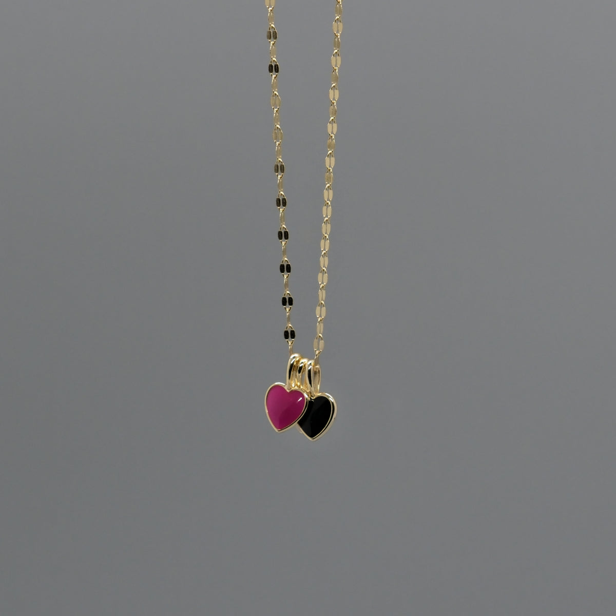 triple heart necklace