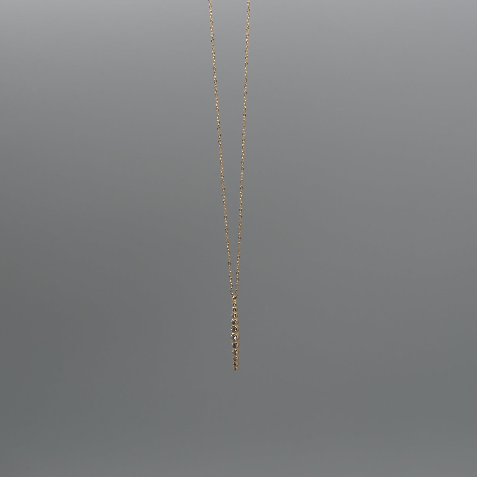 vertical bar necklace
