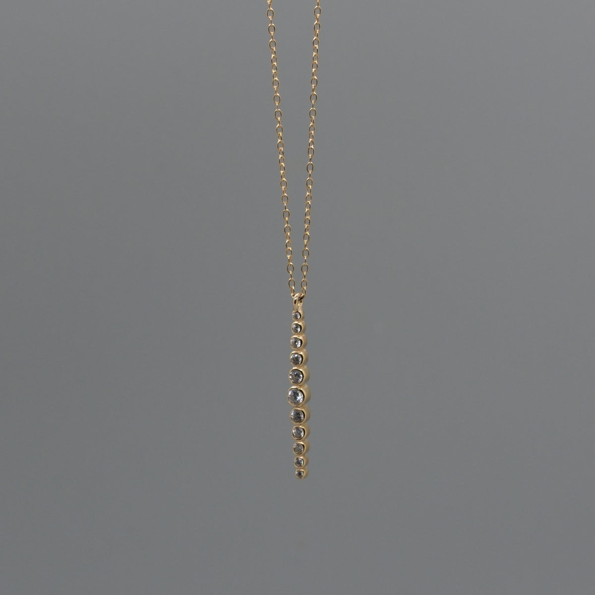 vertical bar necklace
