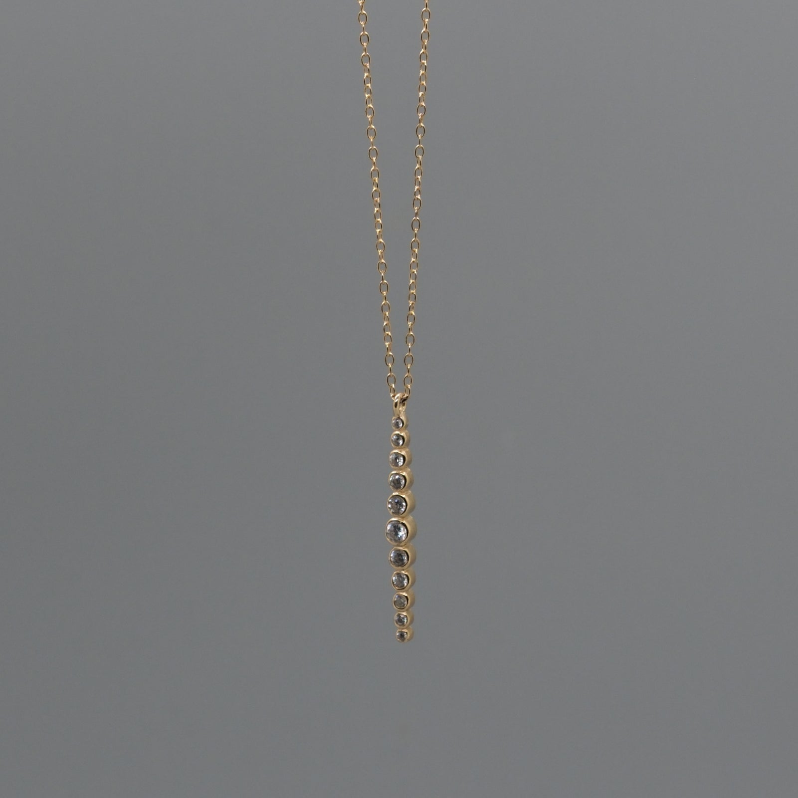 vertical bar necklace