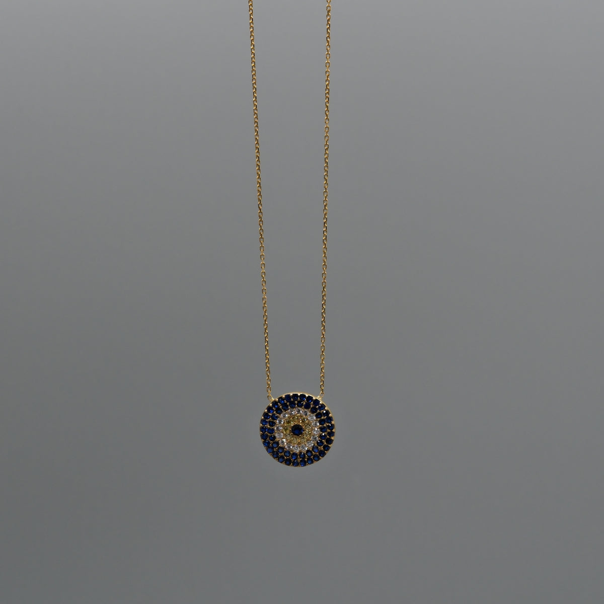 medium eye necklace