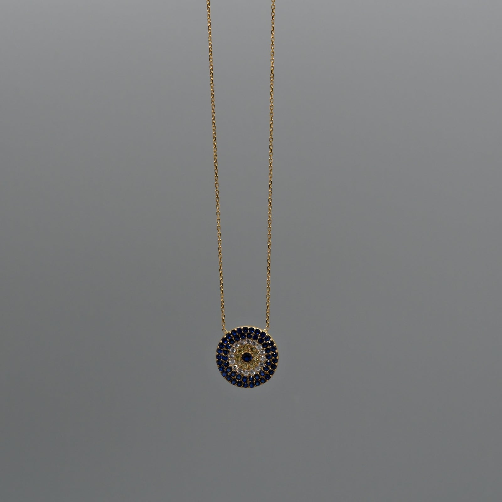 medium eye necklace