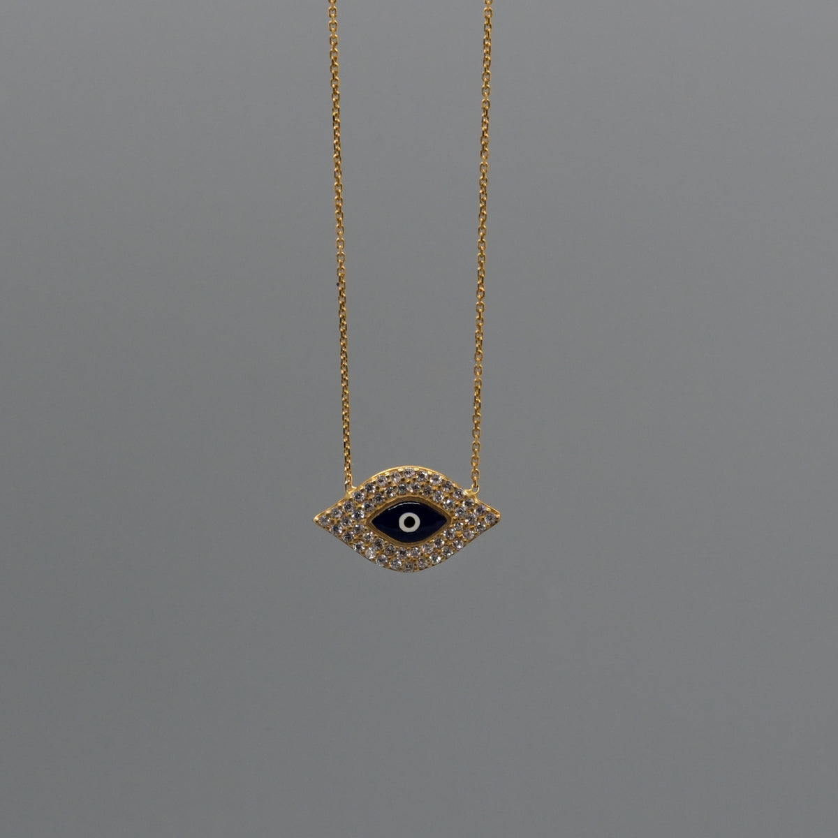 Large Evil eye necklace