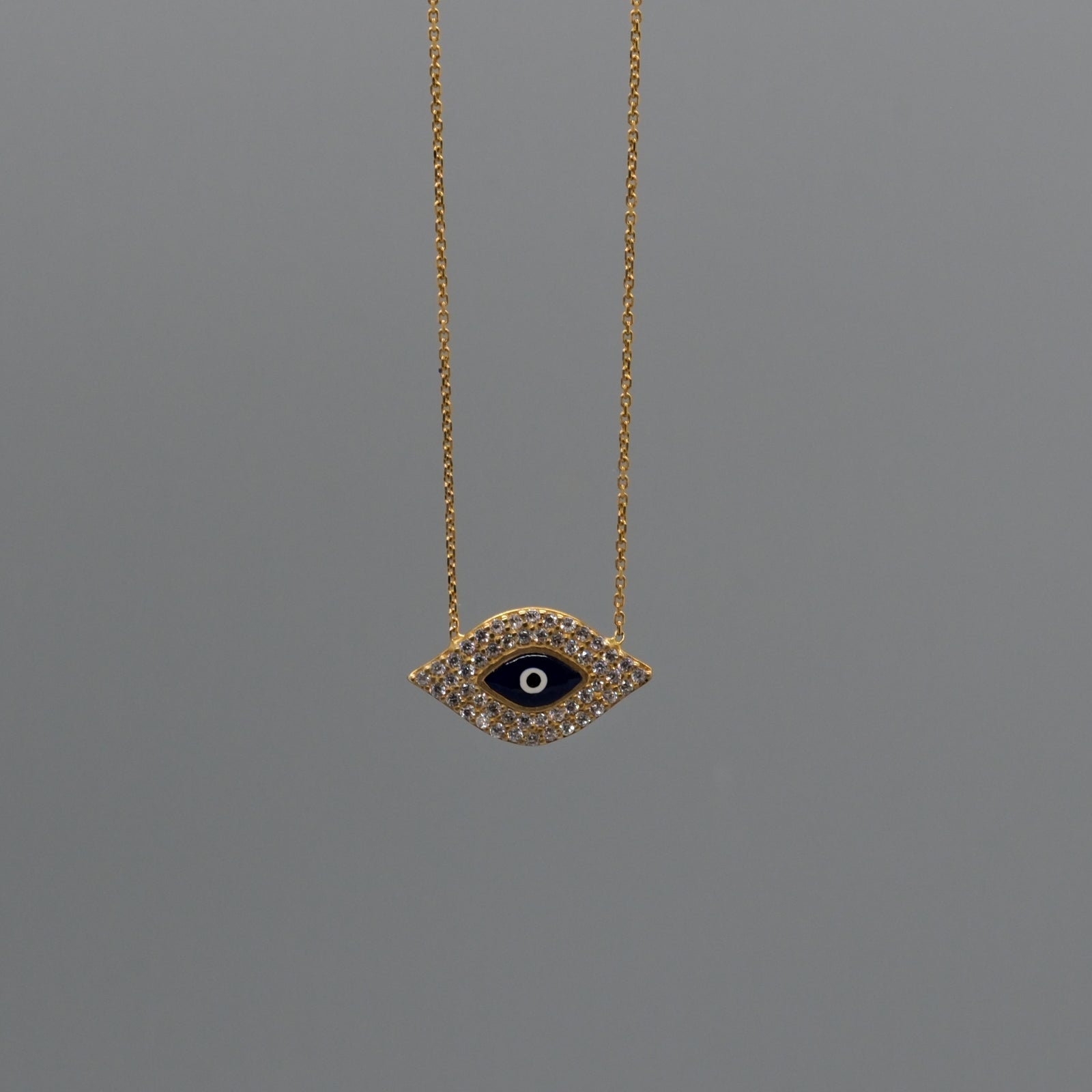 Large Evil eye necklace