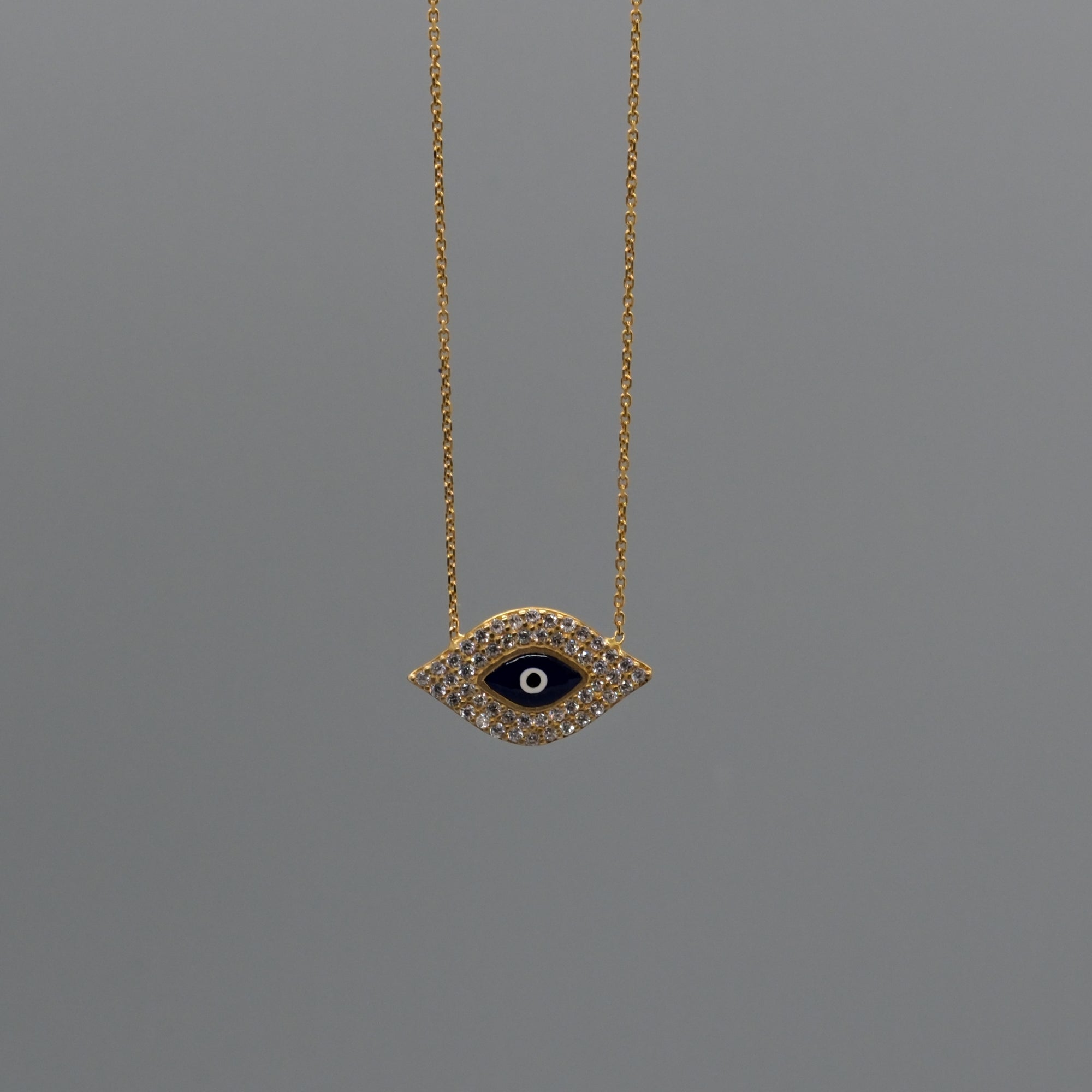 Large Evil eye necklace