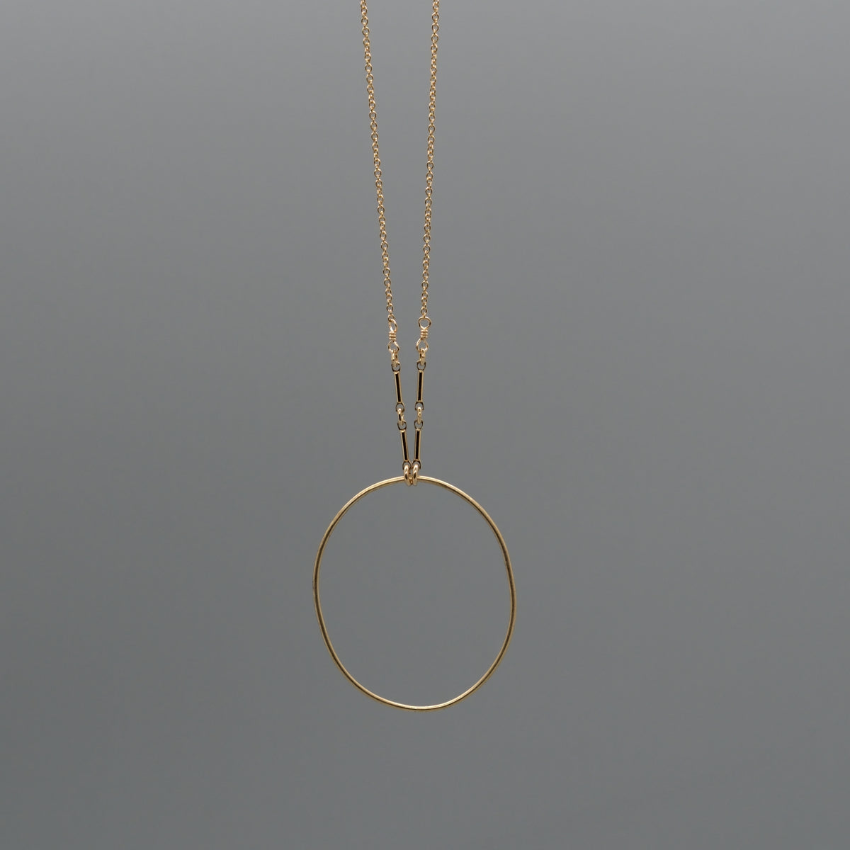 golden loop necklace