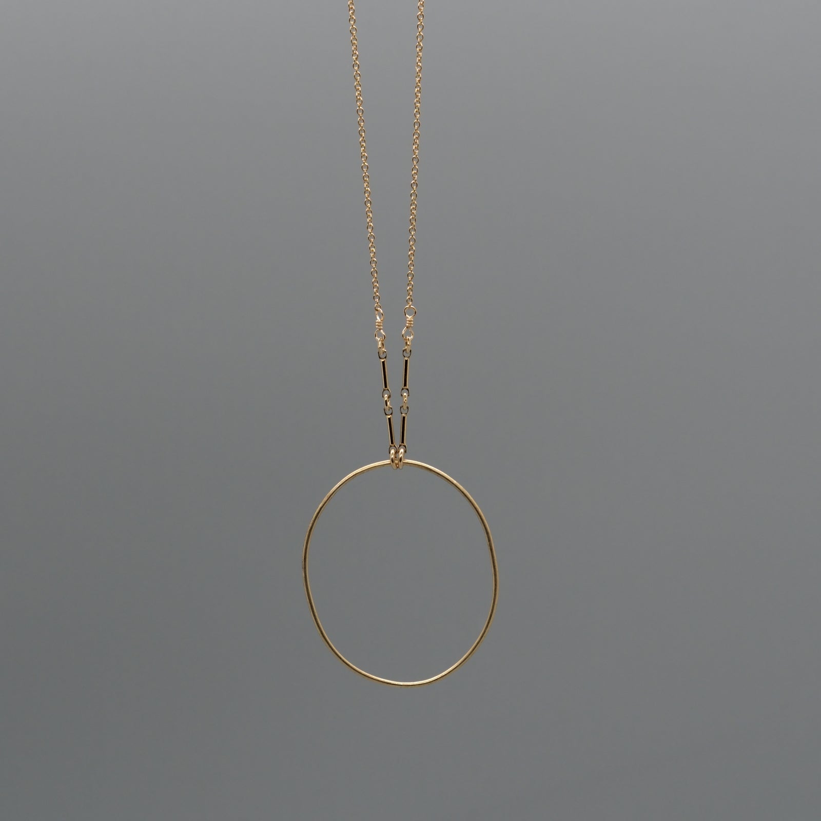 golden loop necklace