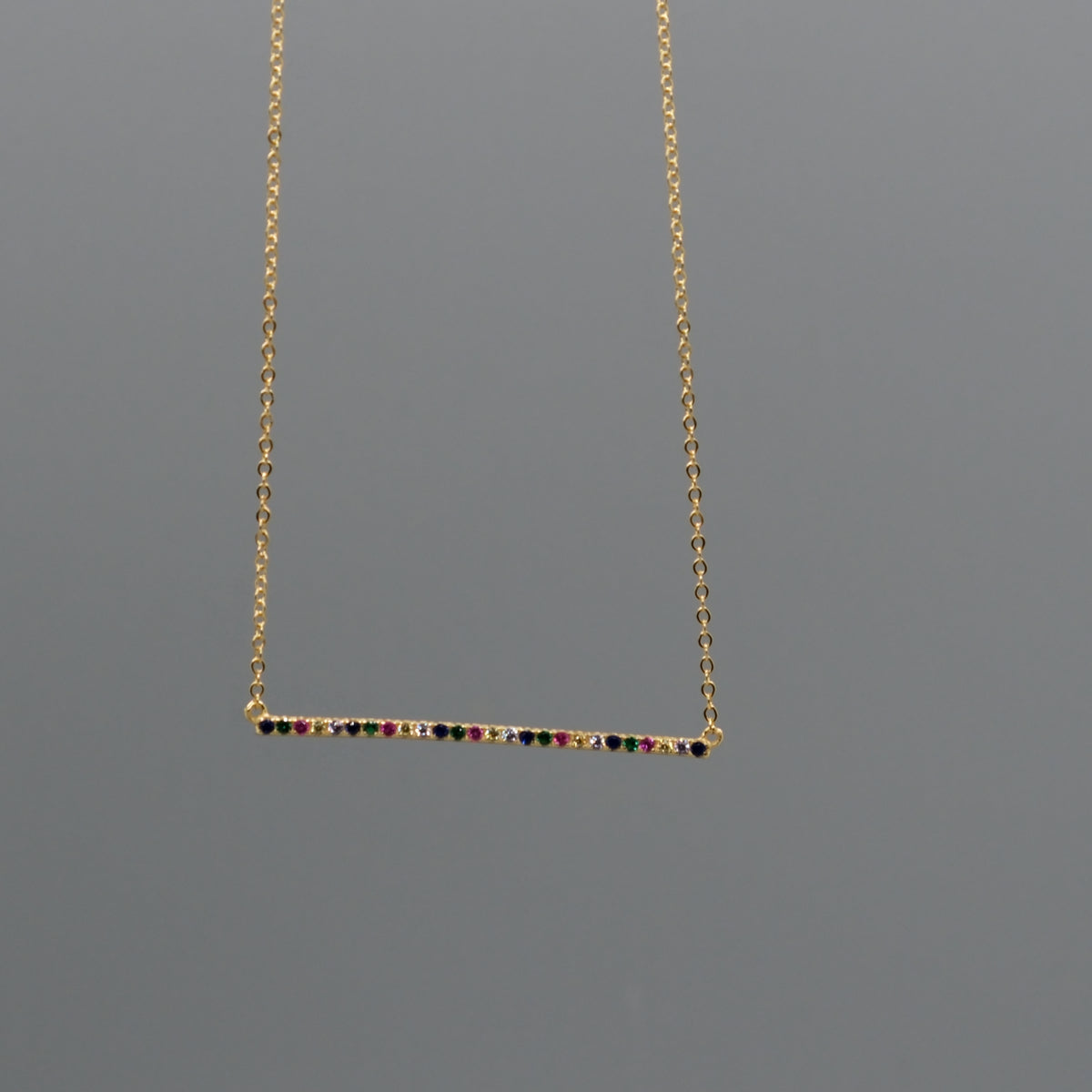 large bar necklace