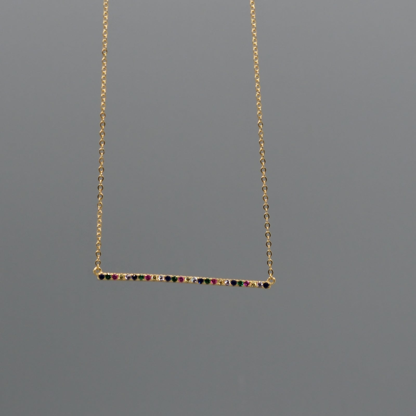 large bar necklace