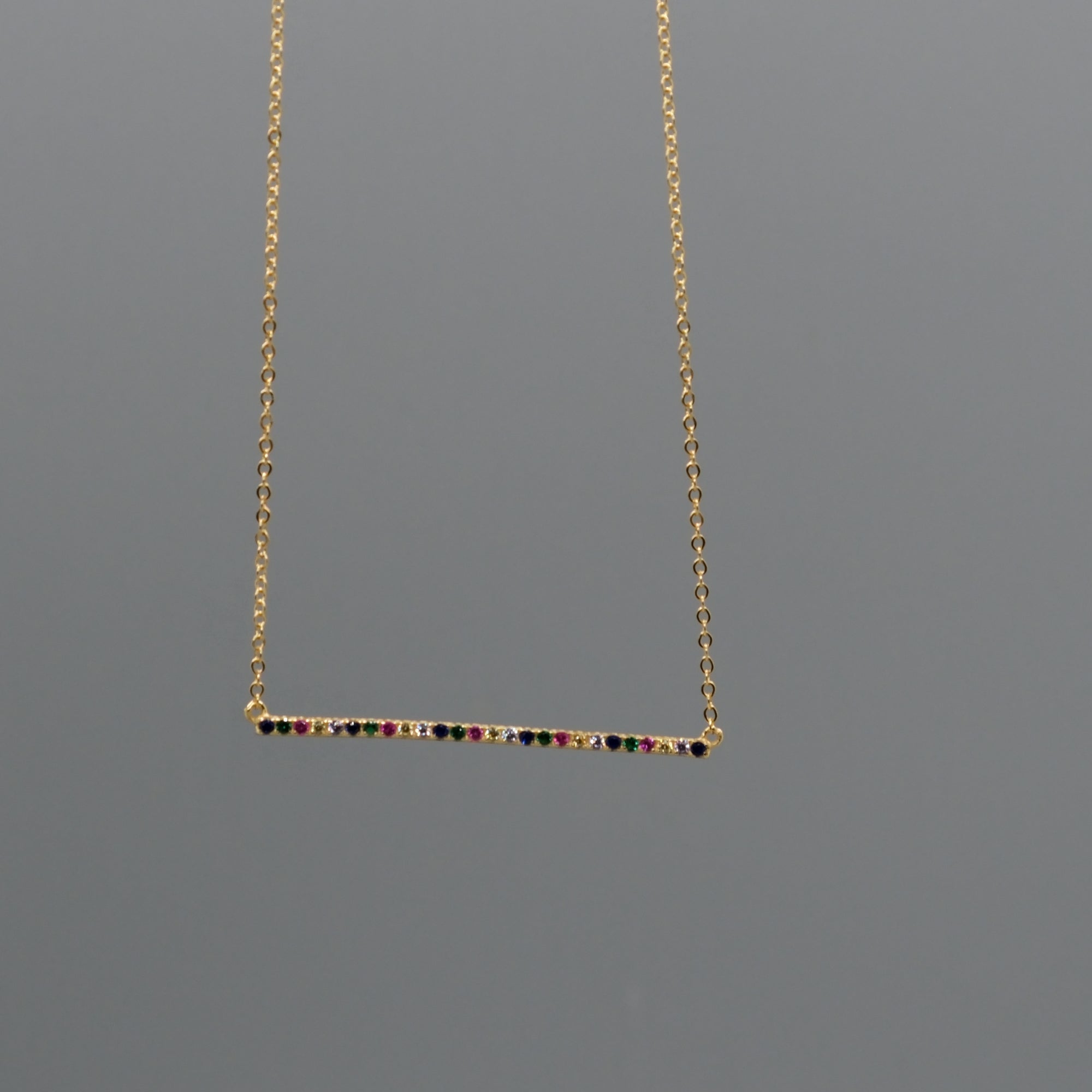large bar necklace