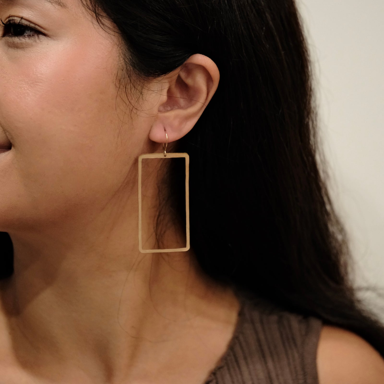rectangle earrings