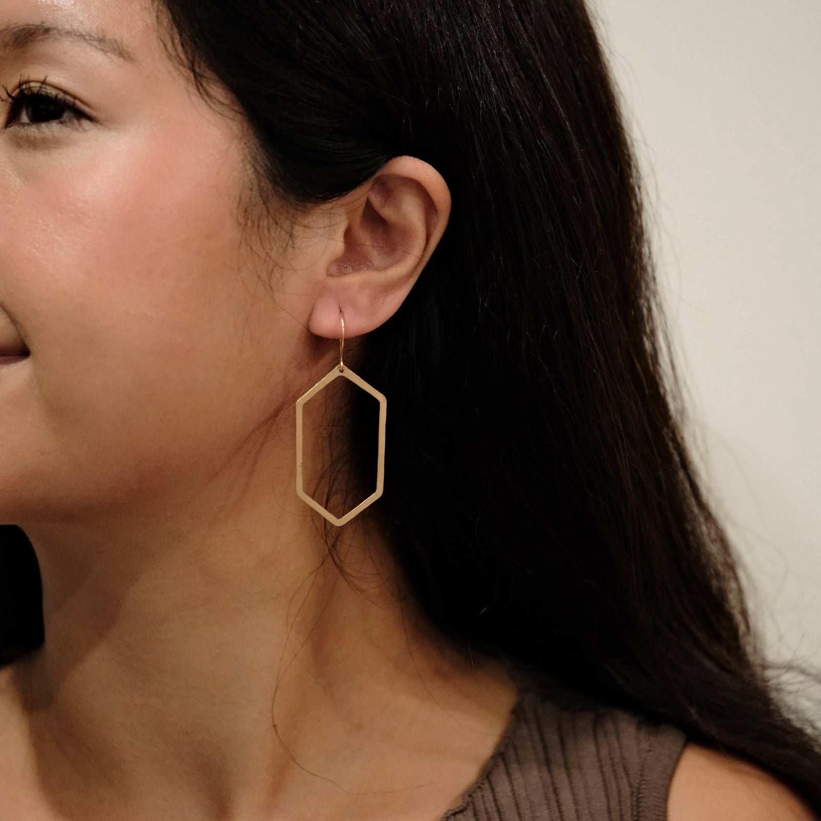 LONG GEOMETRIC EARRINGS