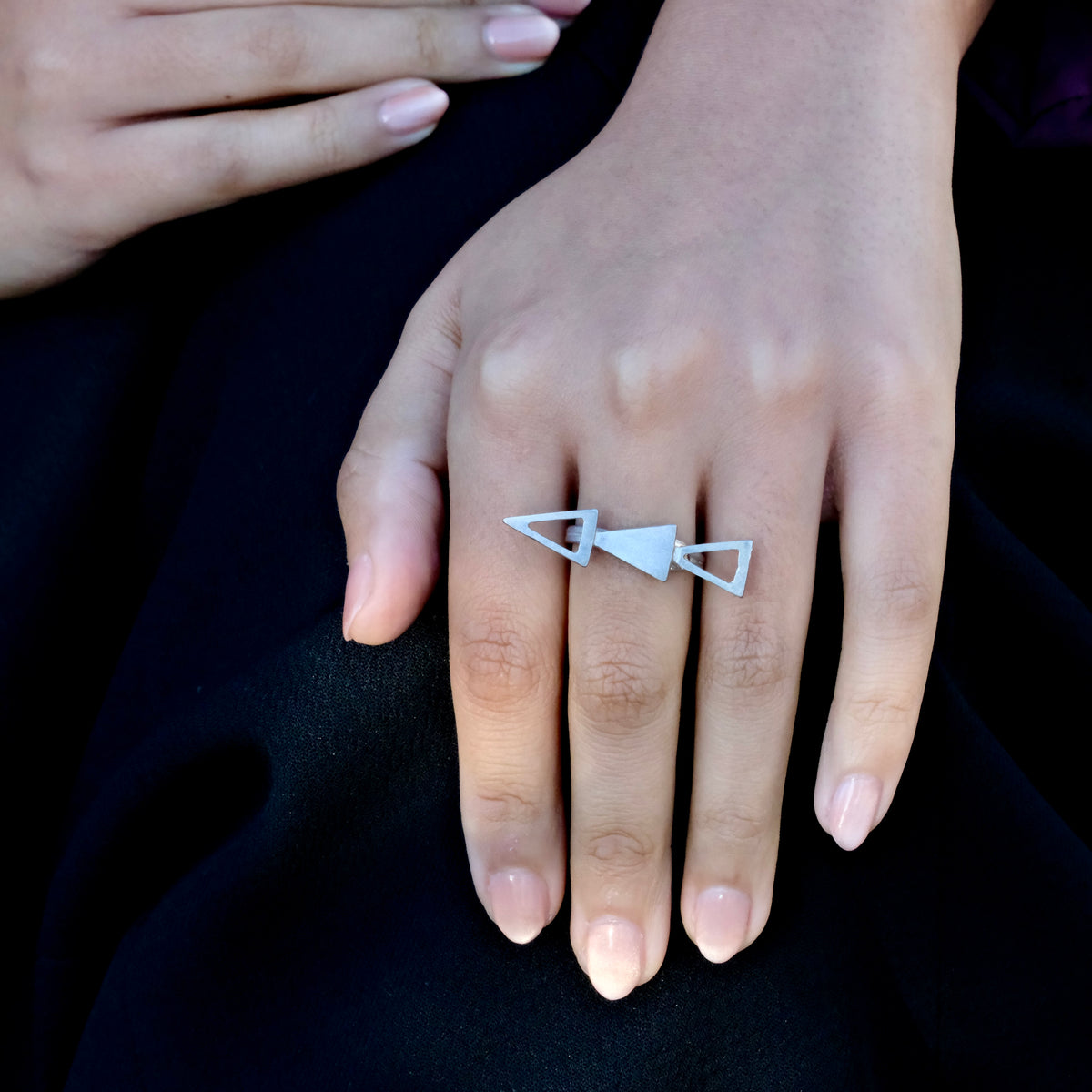 geometric triangle ring