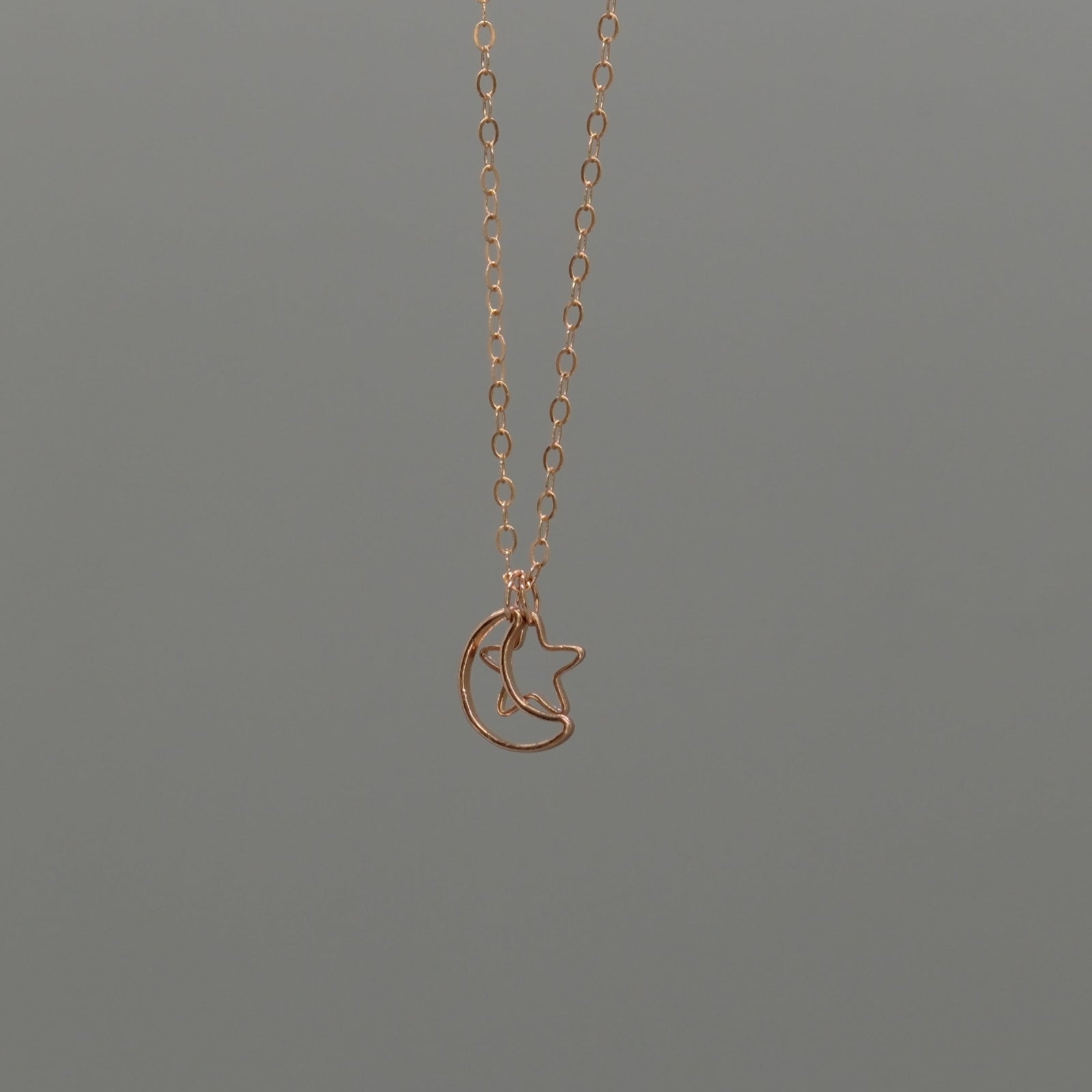 moon and star necklace
