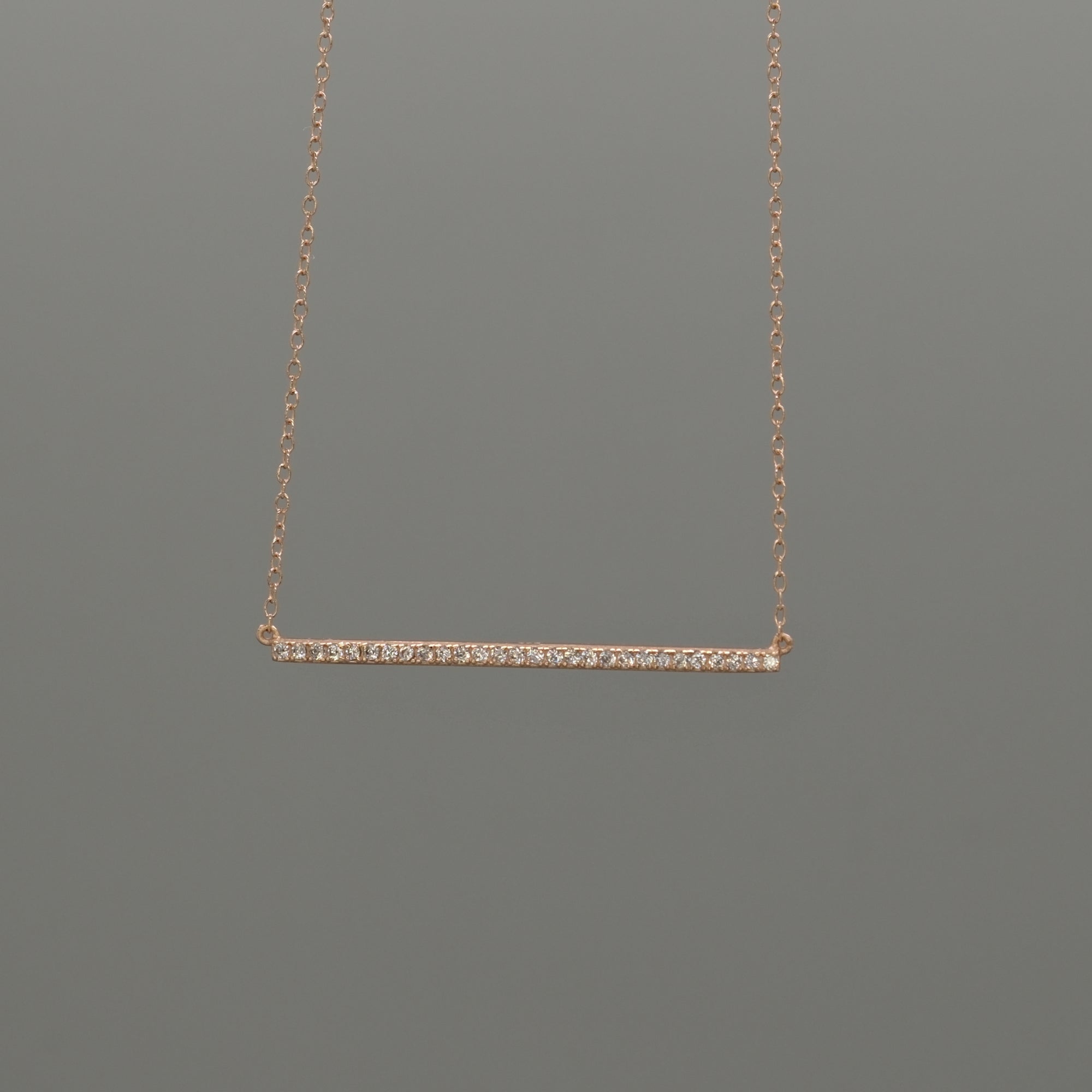 large bar necklace