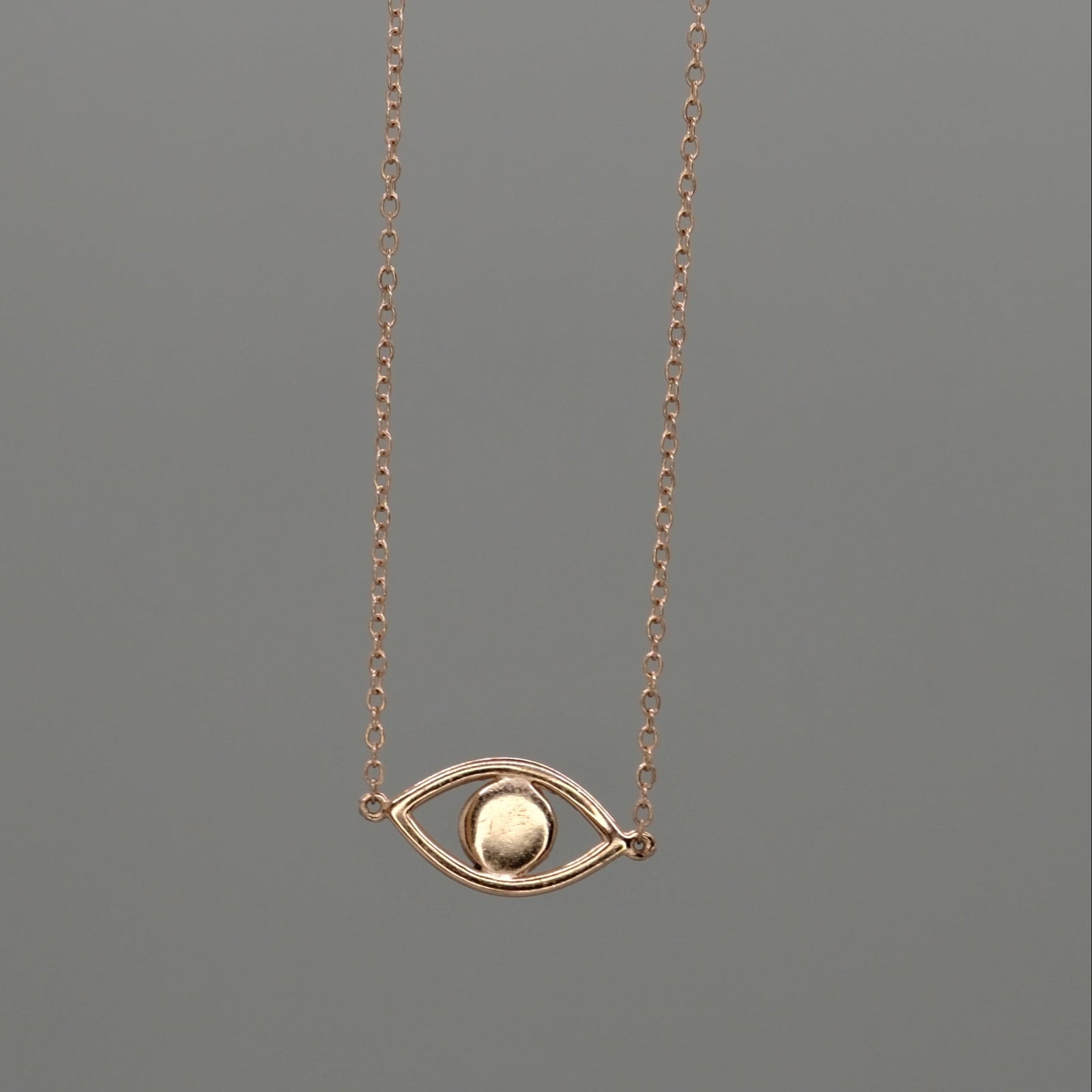 plain evil eye necklace