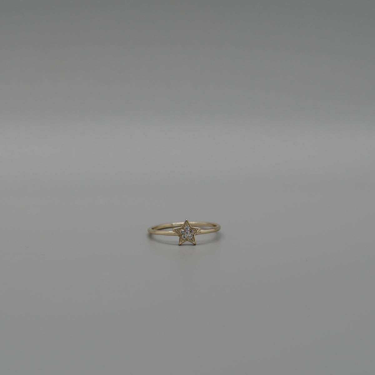 Star with CZ Ring