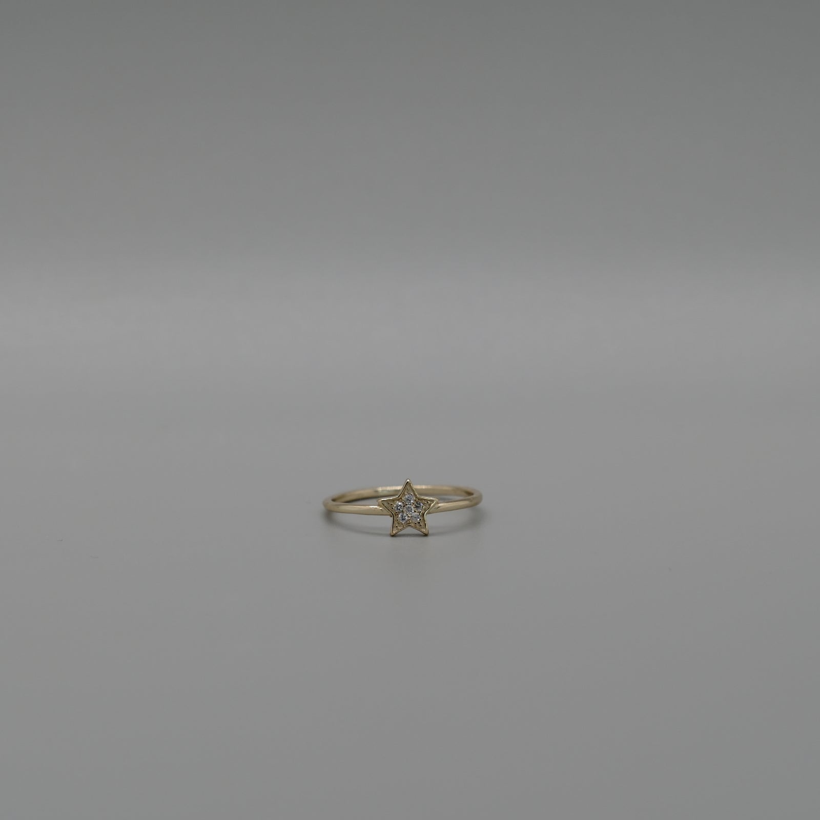 Star with CZ Ring