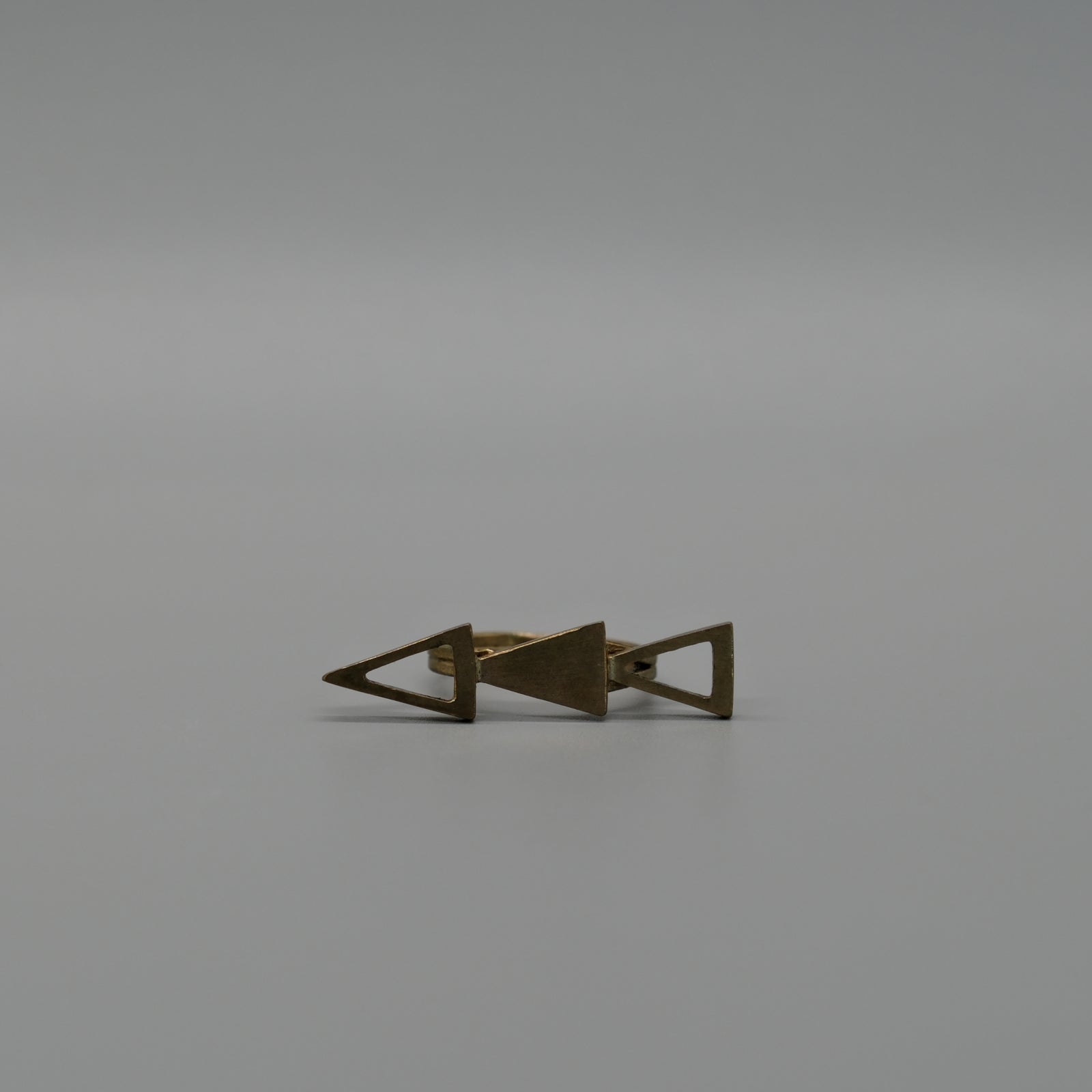 geometric triangle ring