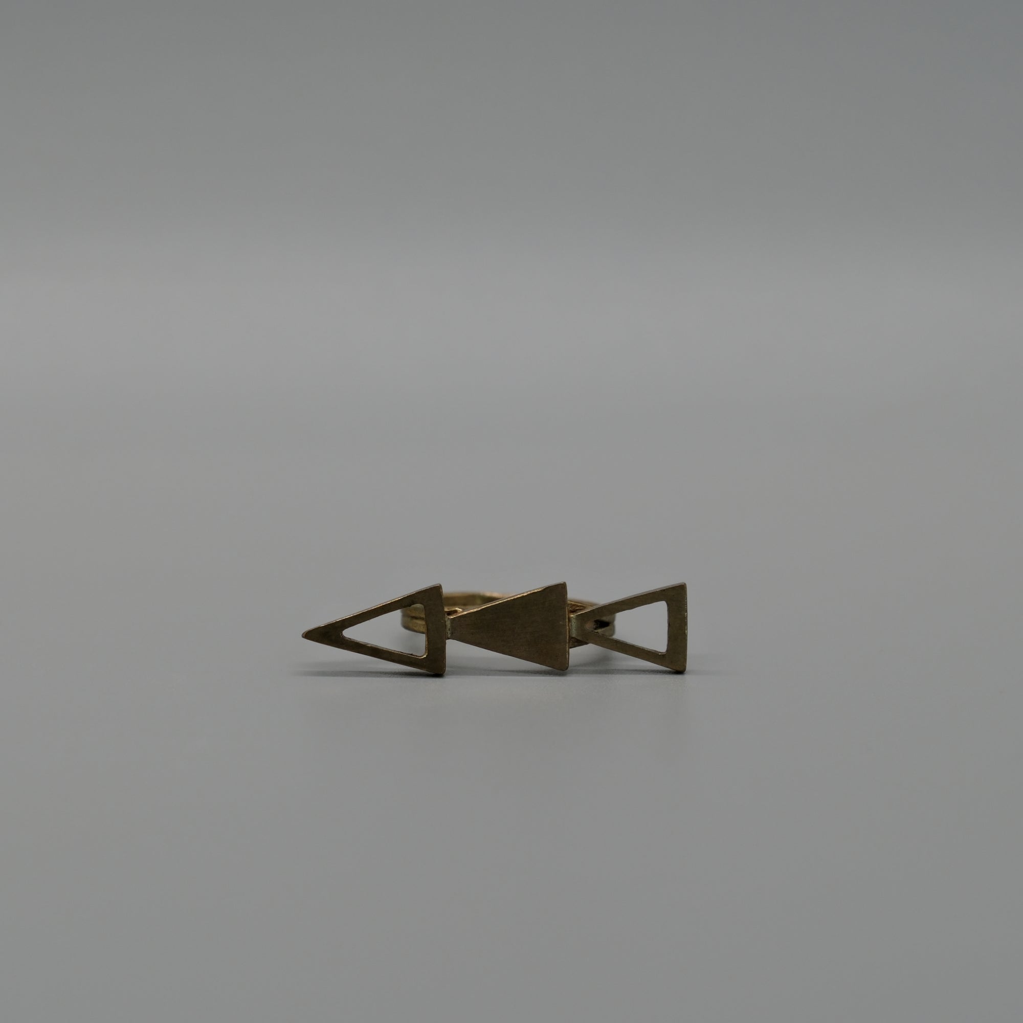 geometric triangle ring