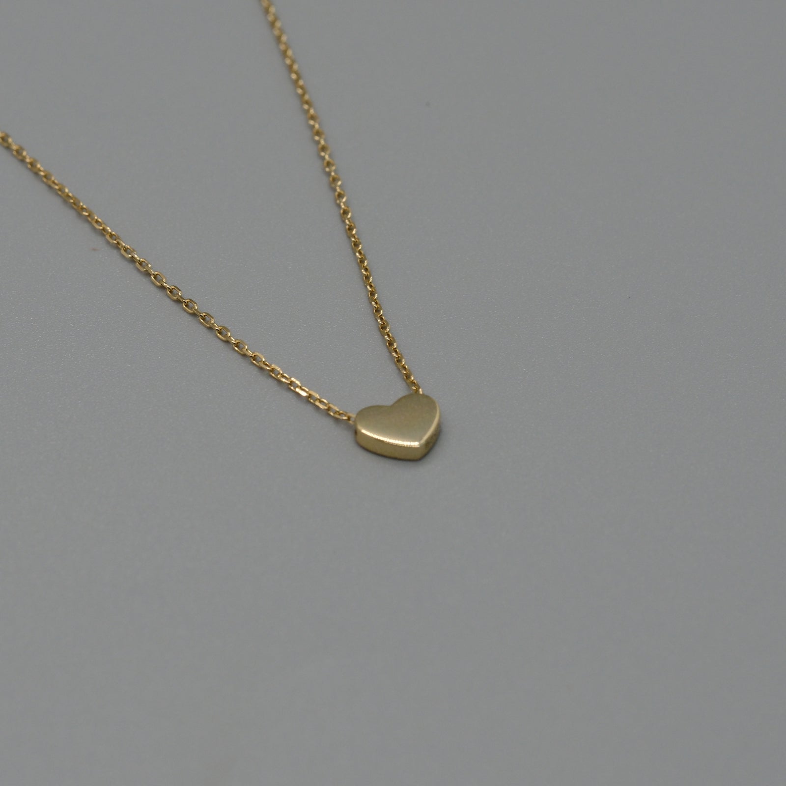flat heart necklace