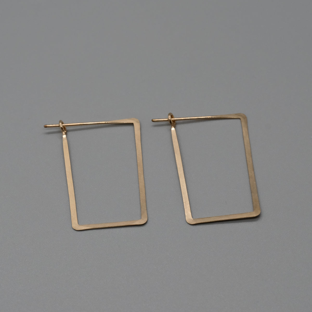 frame hoop earrings