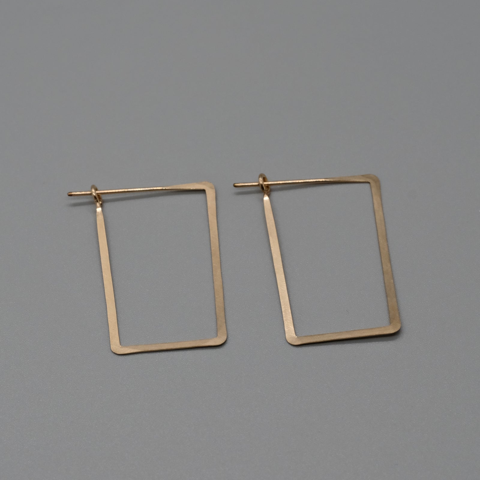 frame hoop earrings